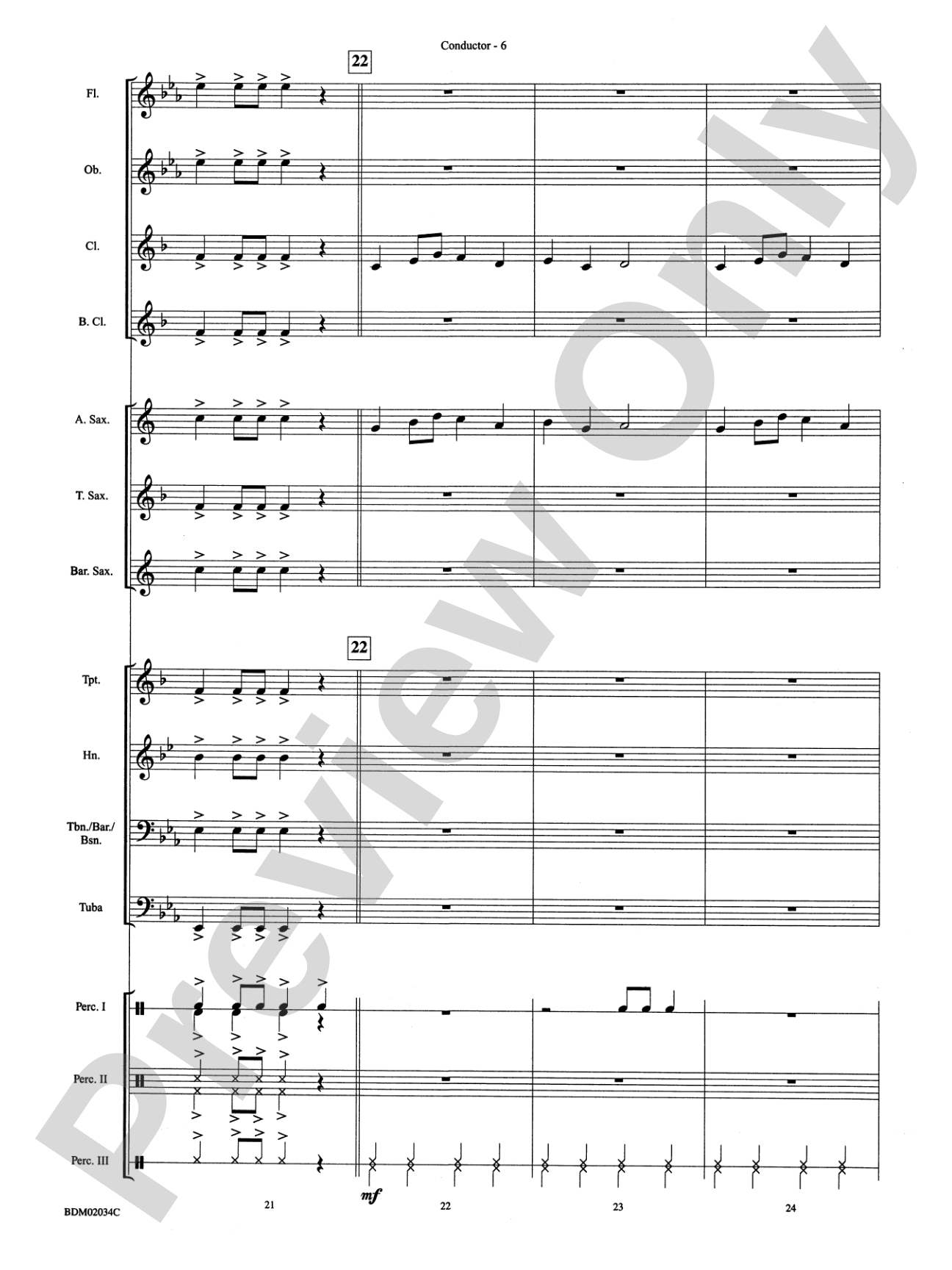 St. Nick Salsa: Concert Band Conductor Score & Parts