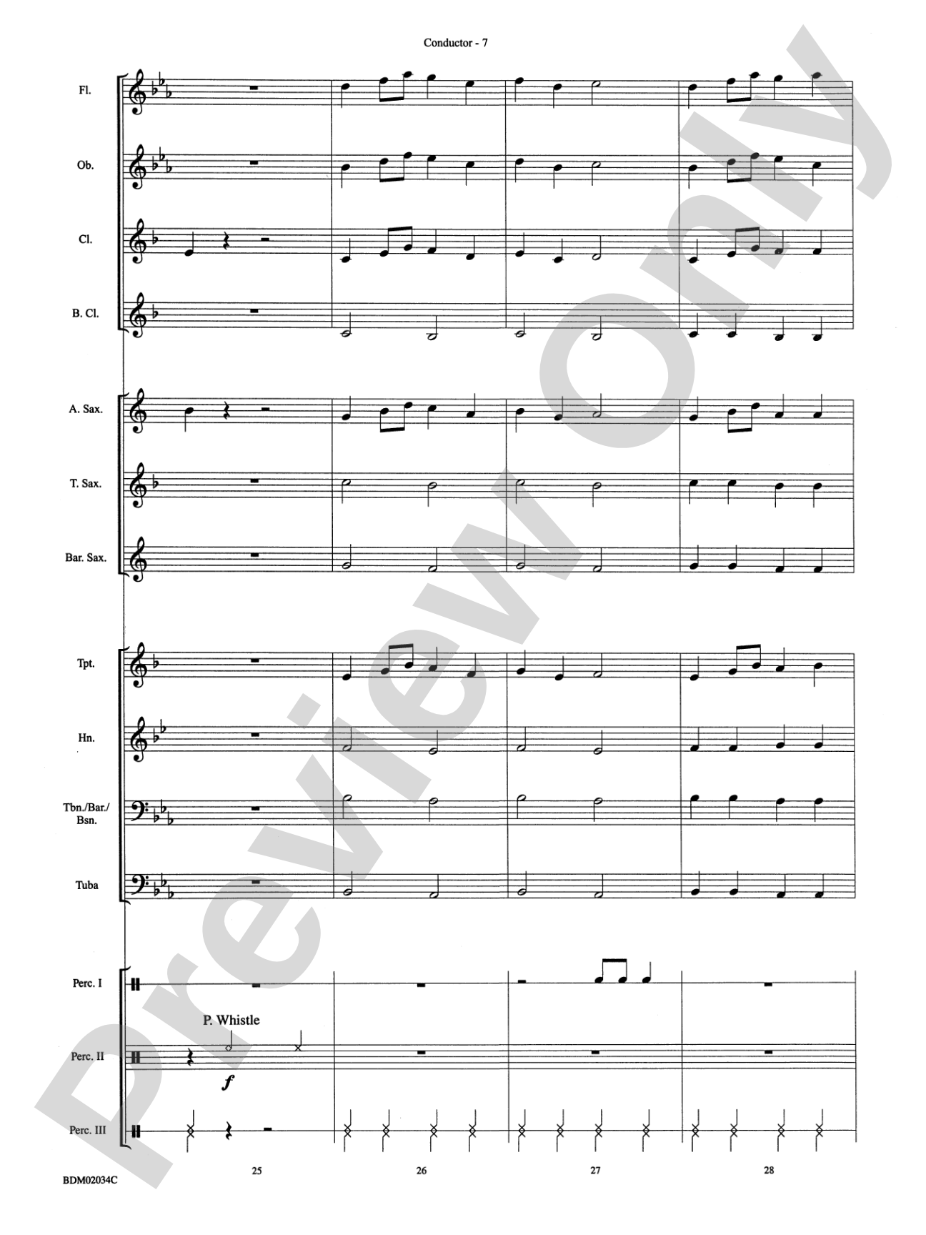 St. Nick Salsa: Concert Band Conductor Score & Parts