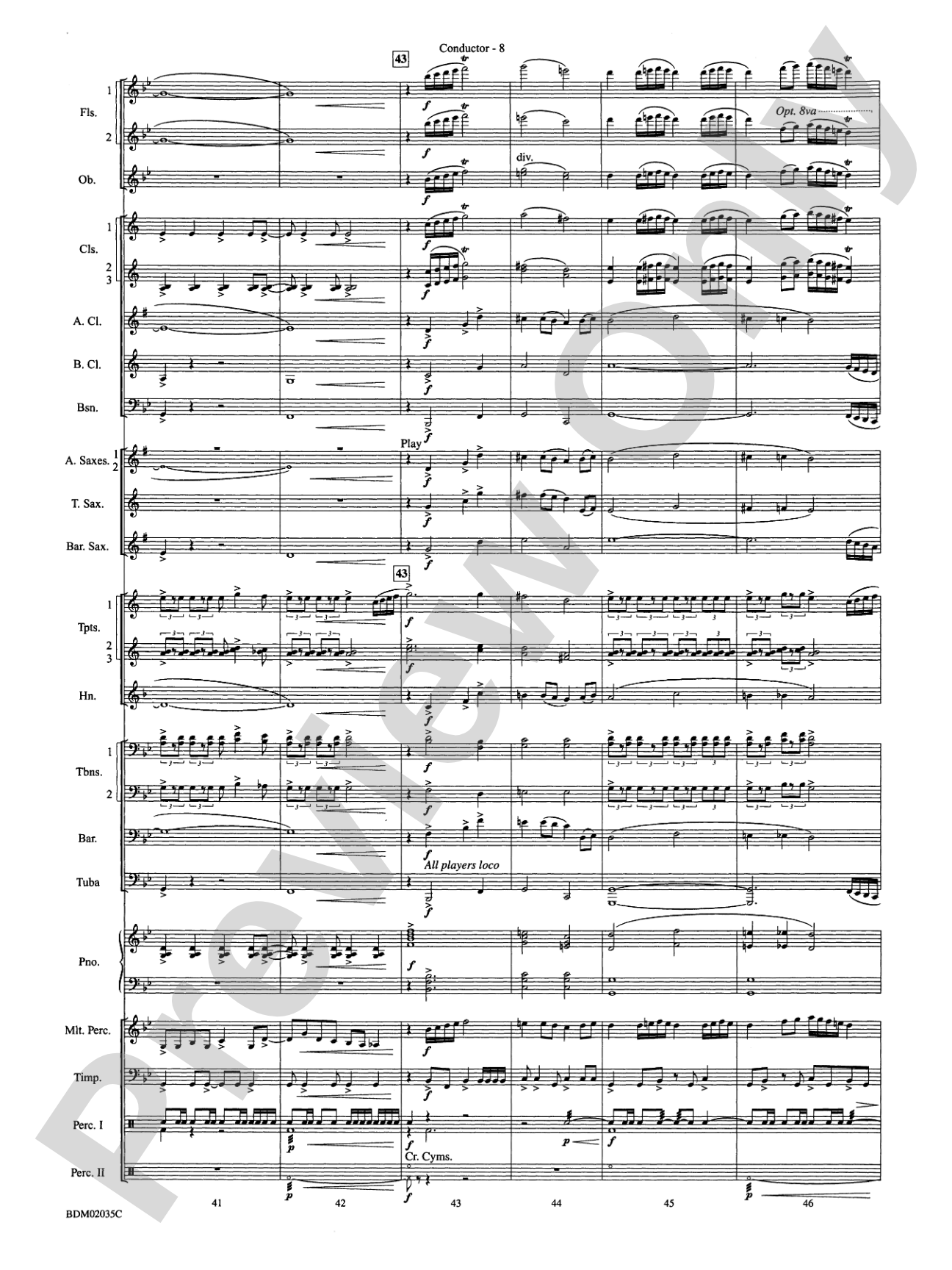 The Star of Dreams: Concert Band Conductor Score & Parts