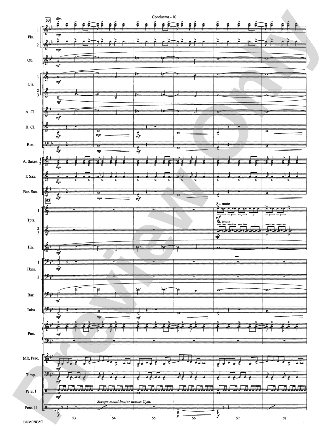 The Star of Dreams: Concert Band Conductor Score & Parts