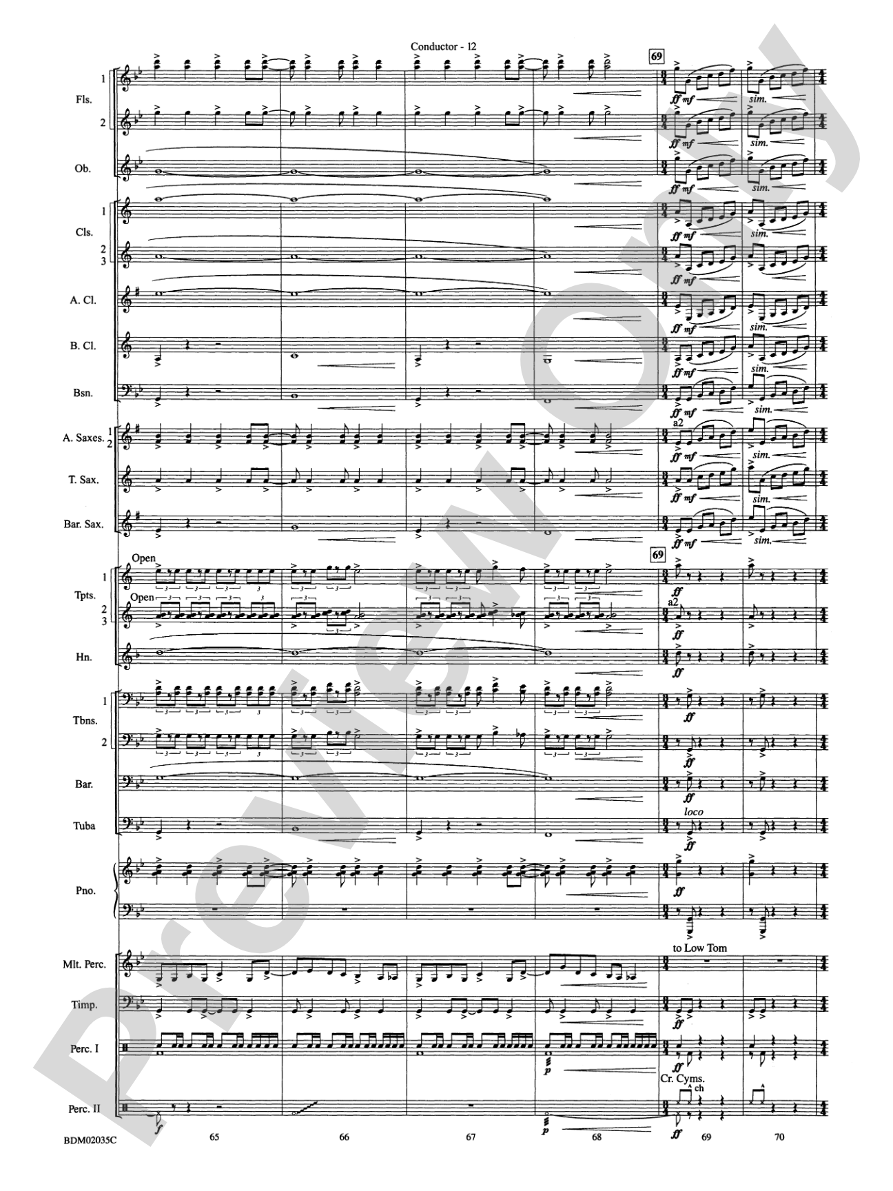 The Star of Dreams: Concert Band Conductor Score & Parts