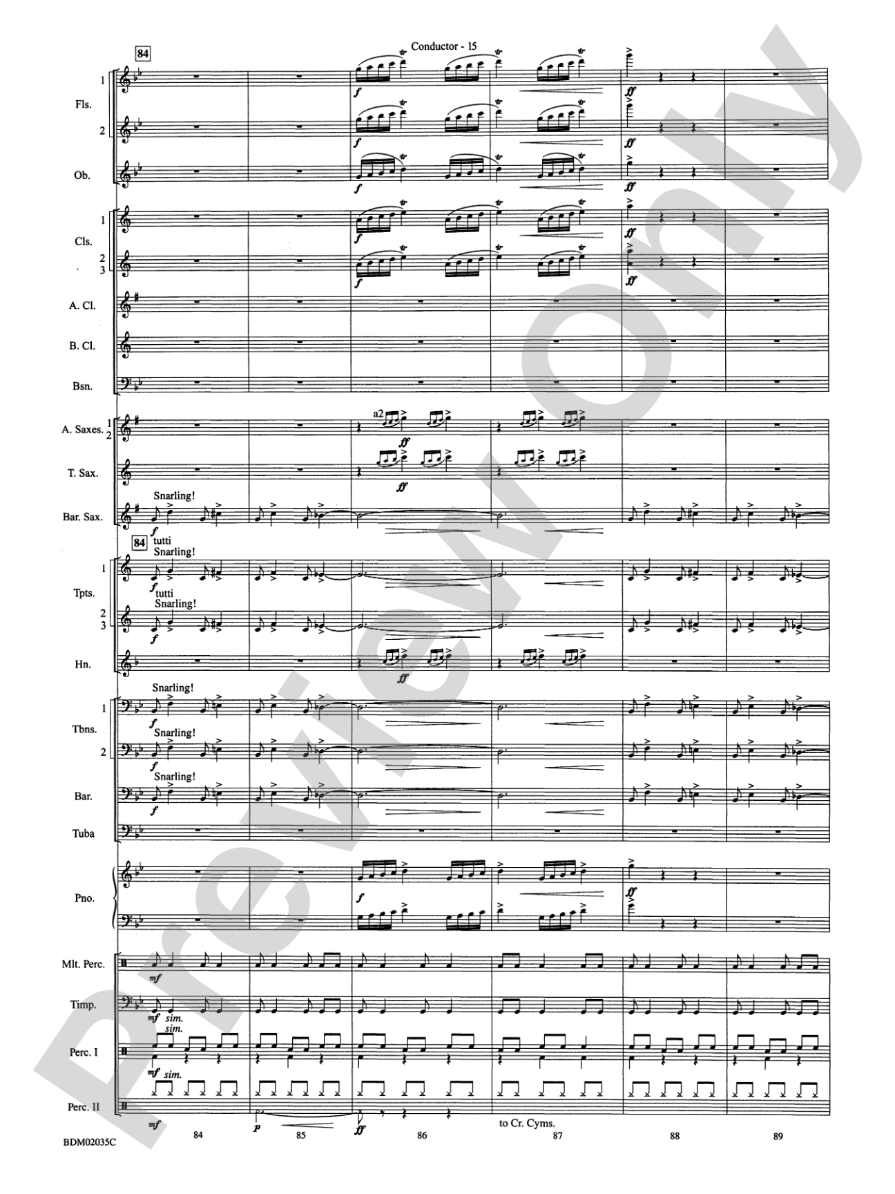 The Star of Dreams: Concert Band Conductor Score & Parts