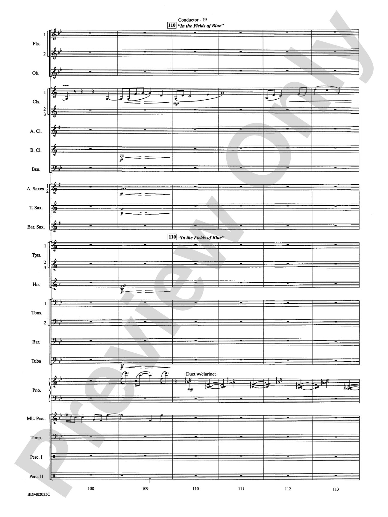 The Star of Dreams: Concert Band Conductor Score & Parts