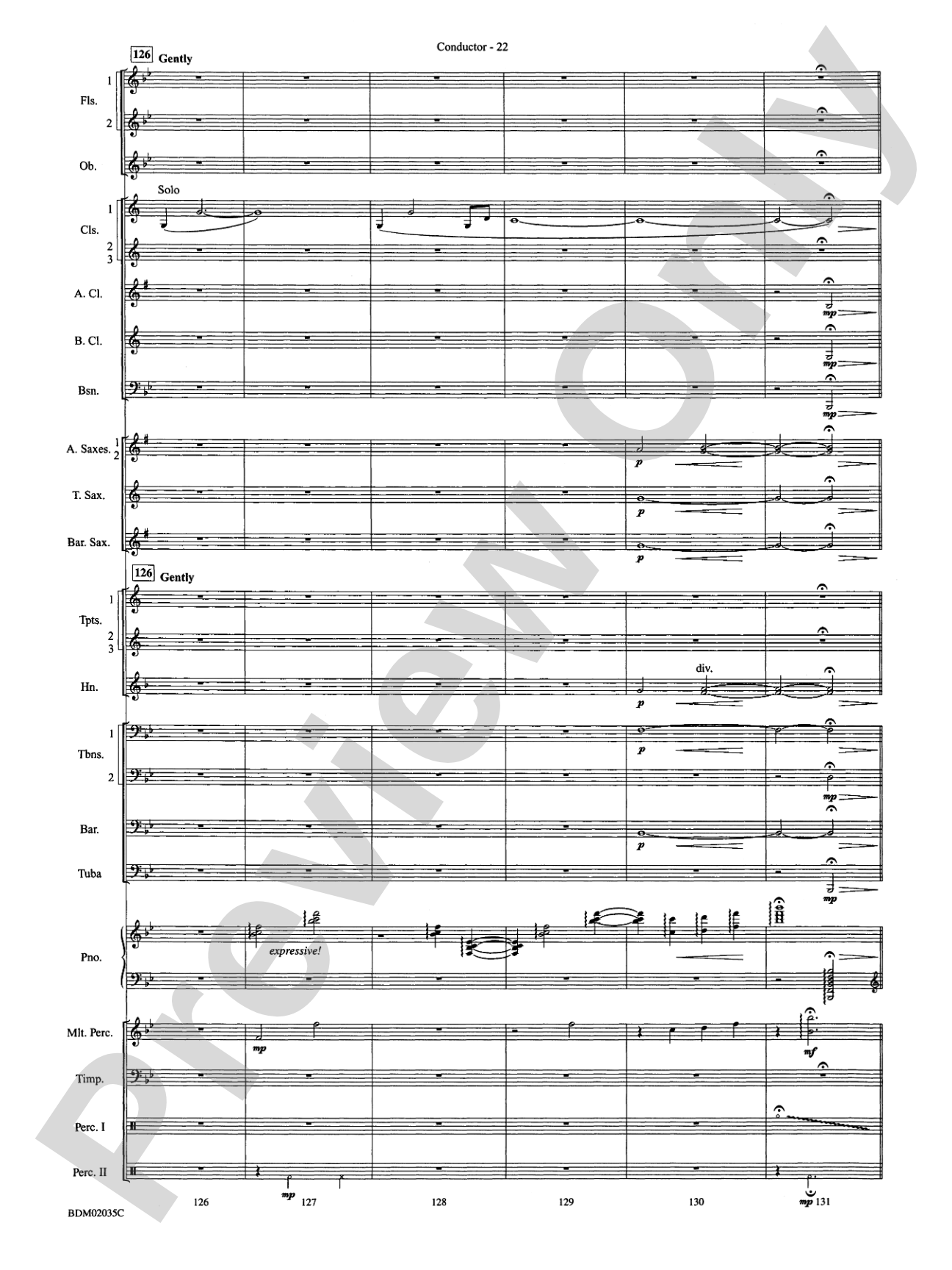 The Star of Dreams: Concert Band Conductor Score & Parts