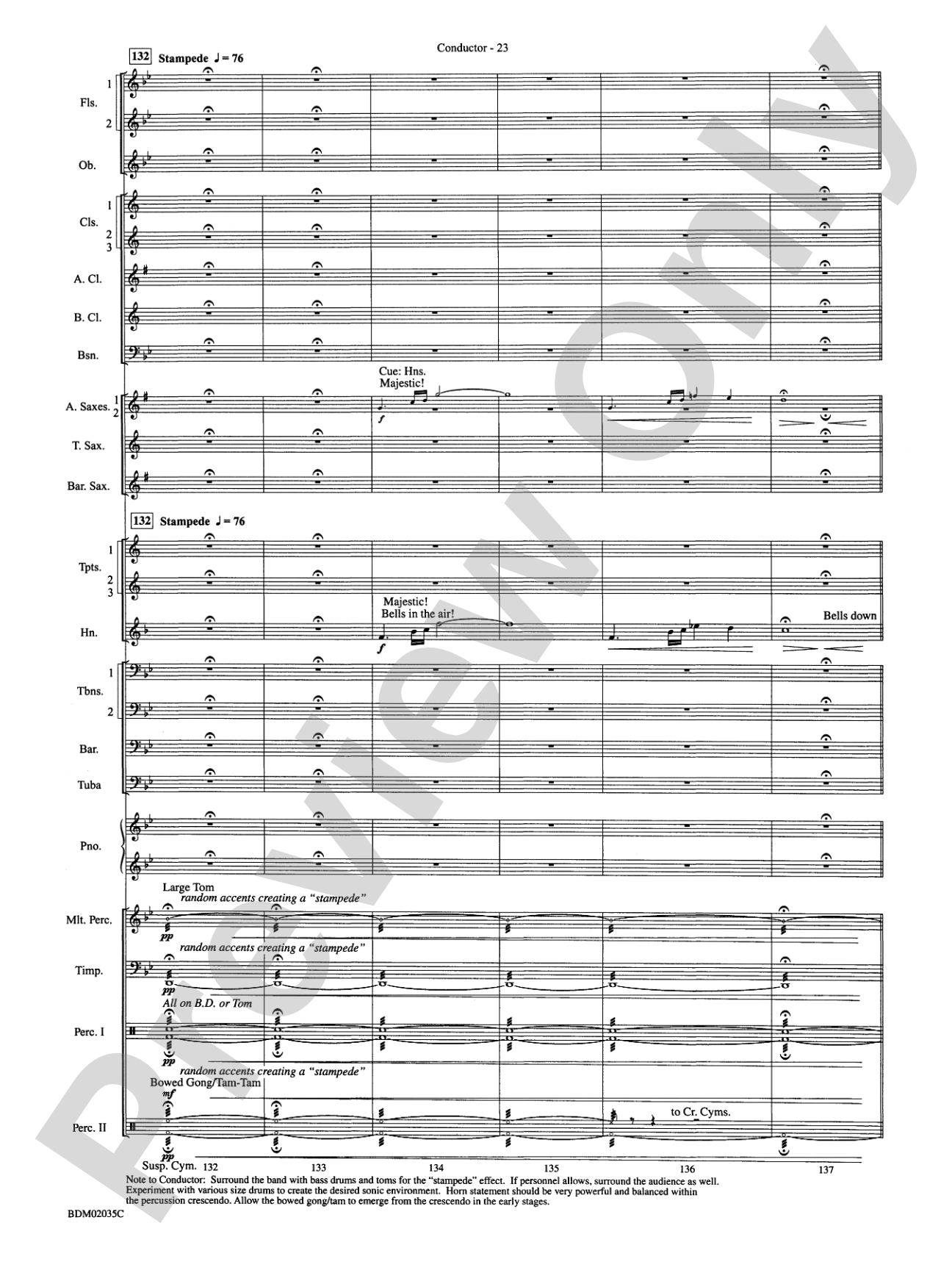 The Star of Dreams: Concert Band Conductor Score & Parts