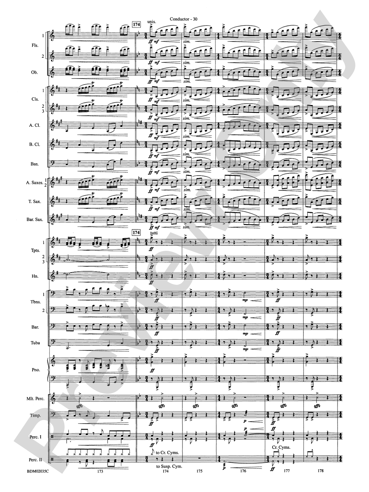 The Star of Dreams: Concert Band Conductor Score & Parts