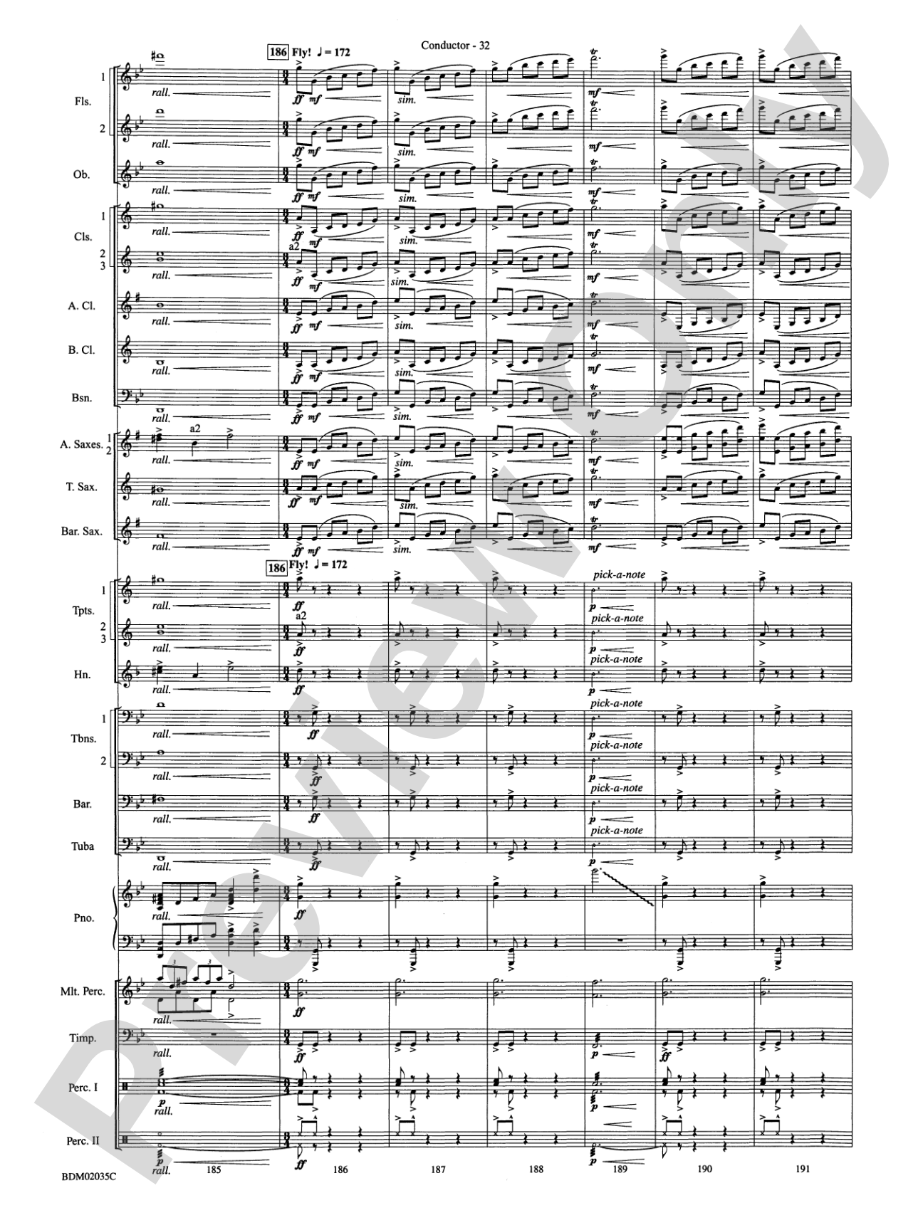 The Star of Dreams: Concert Band Conductor Score & Parts