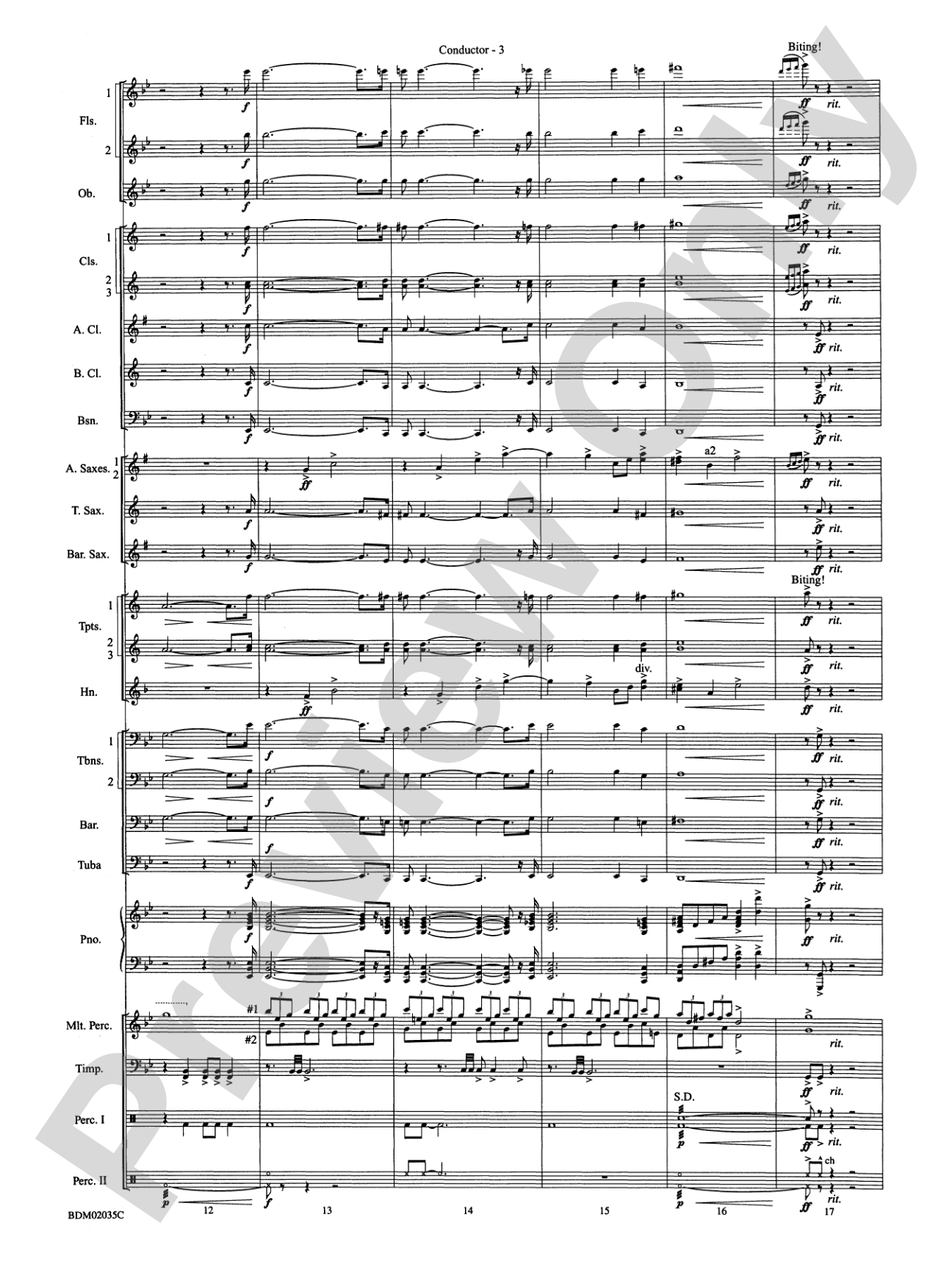 The Star of Dreams: Concert Band Conductor Score & Parts