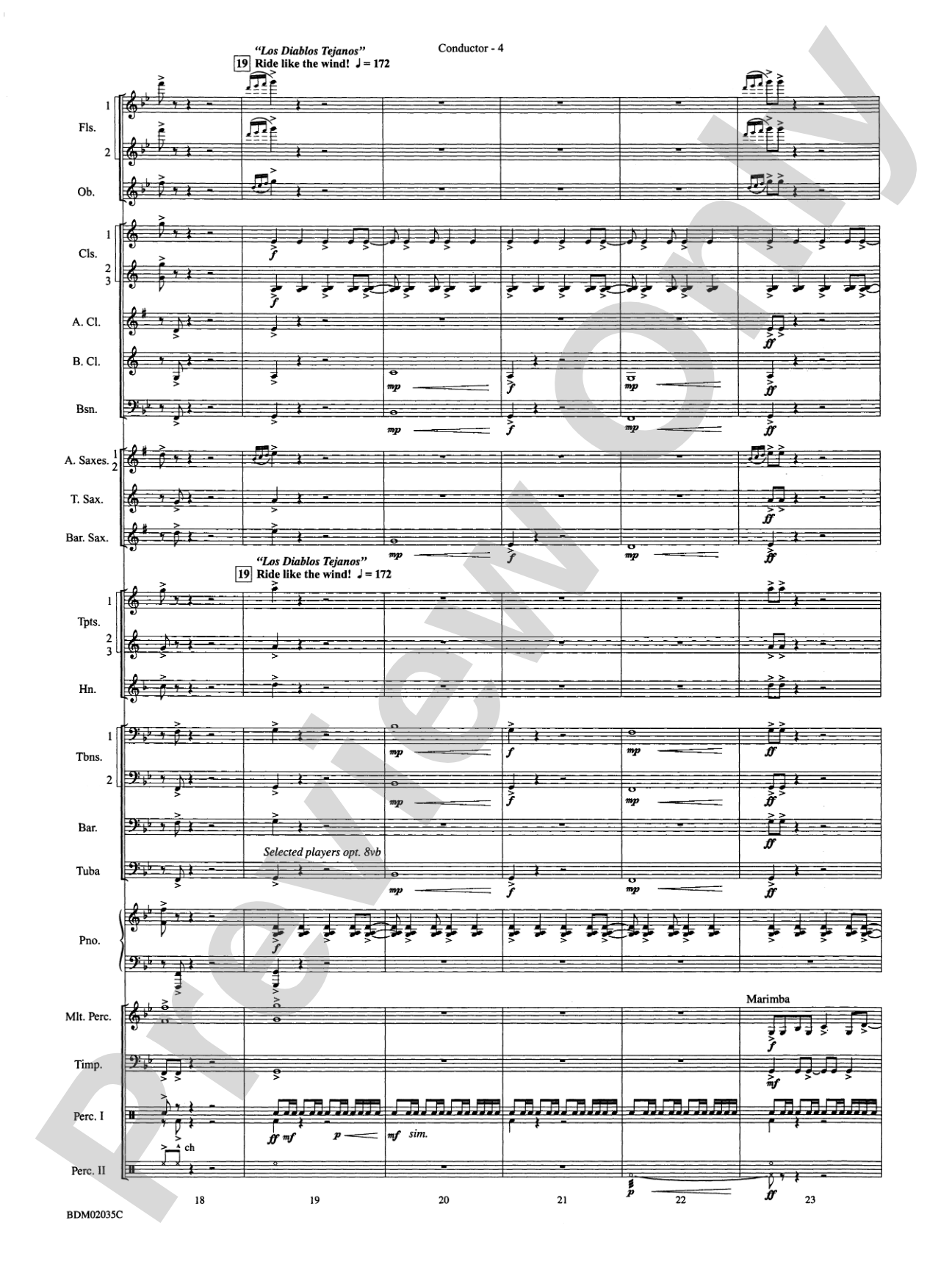 The Star of Dreams: Concert Band Conductor Score & Parts