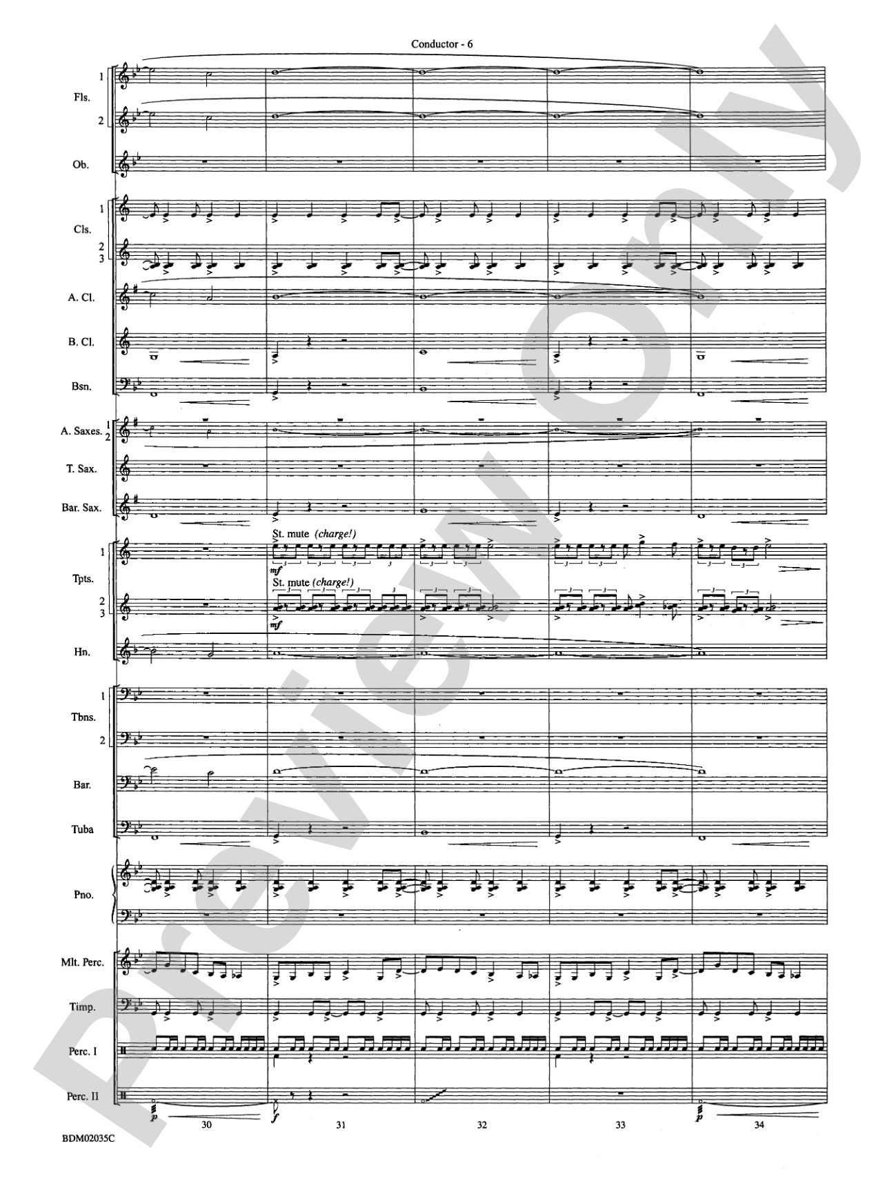 The Star of Dreams: Concert Band Conductor Score & Parts
