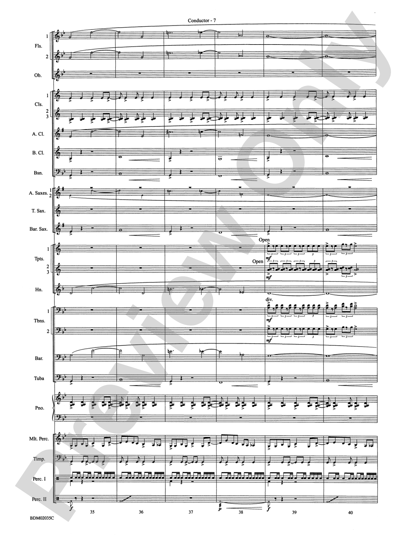 The Star of Dreams: Concert Band Conductor Score & Parts
