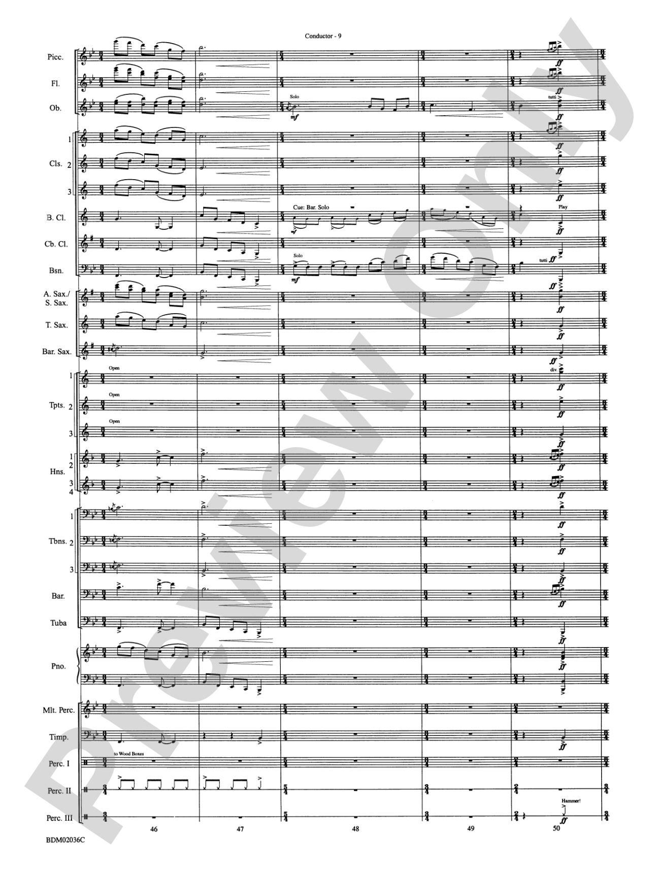 Northwoods: Of Might and Mettle: Concert Band Conductor Score & Parts