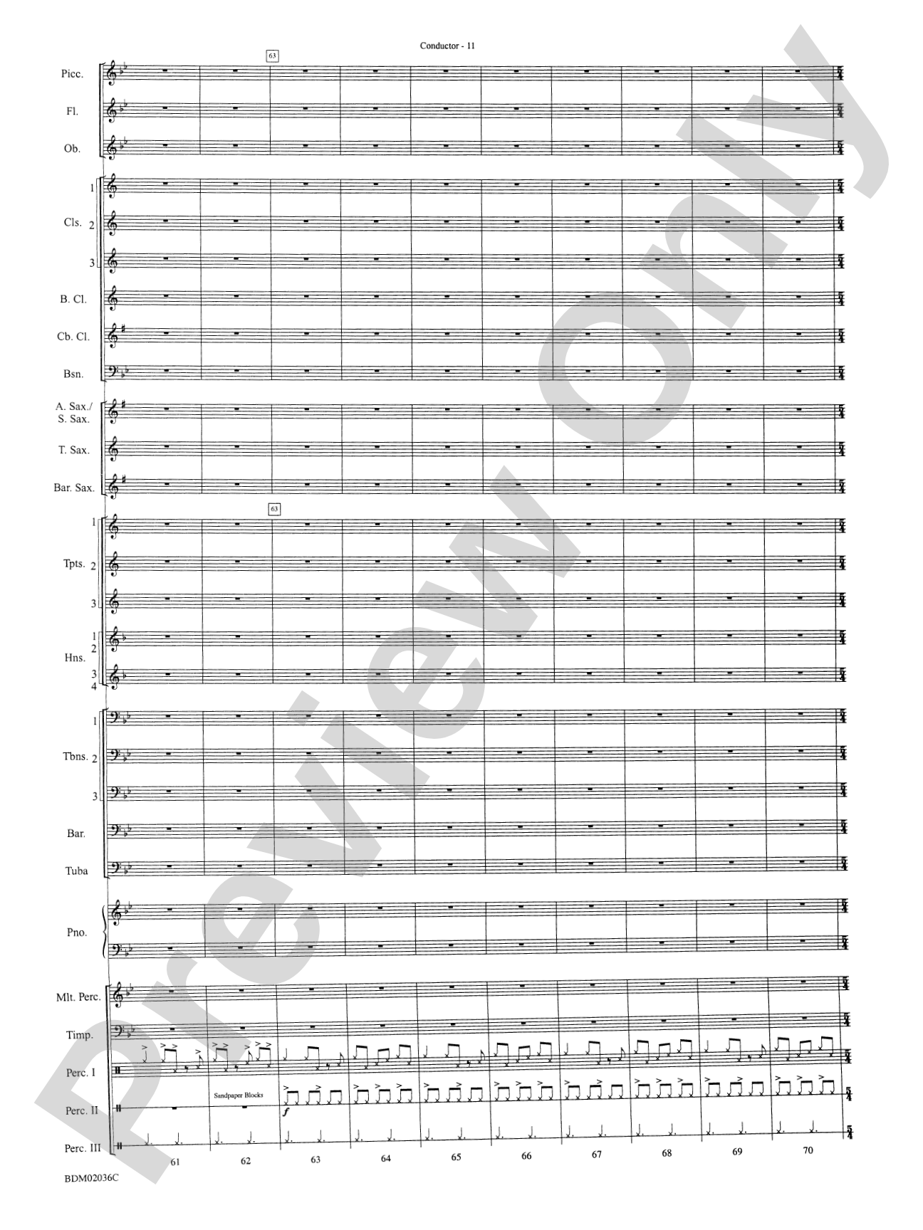 Northwoods: Of Might and Mettle: Concert Band Conductor Score & Parts