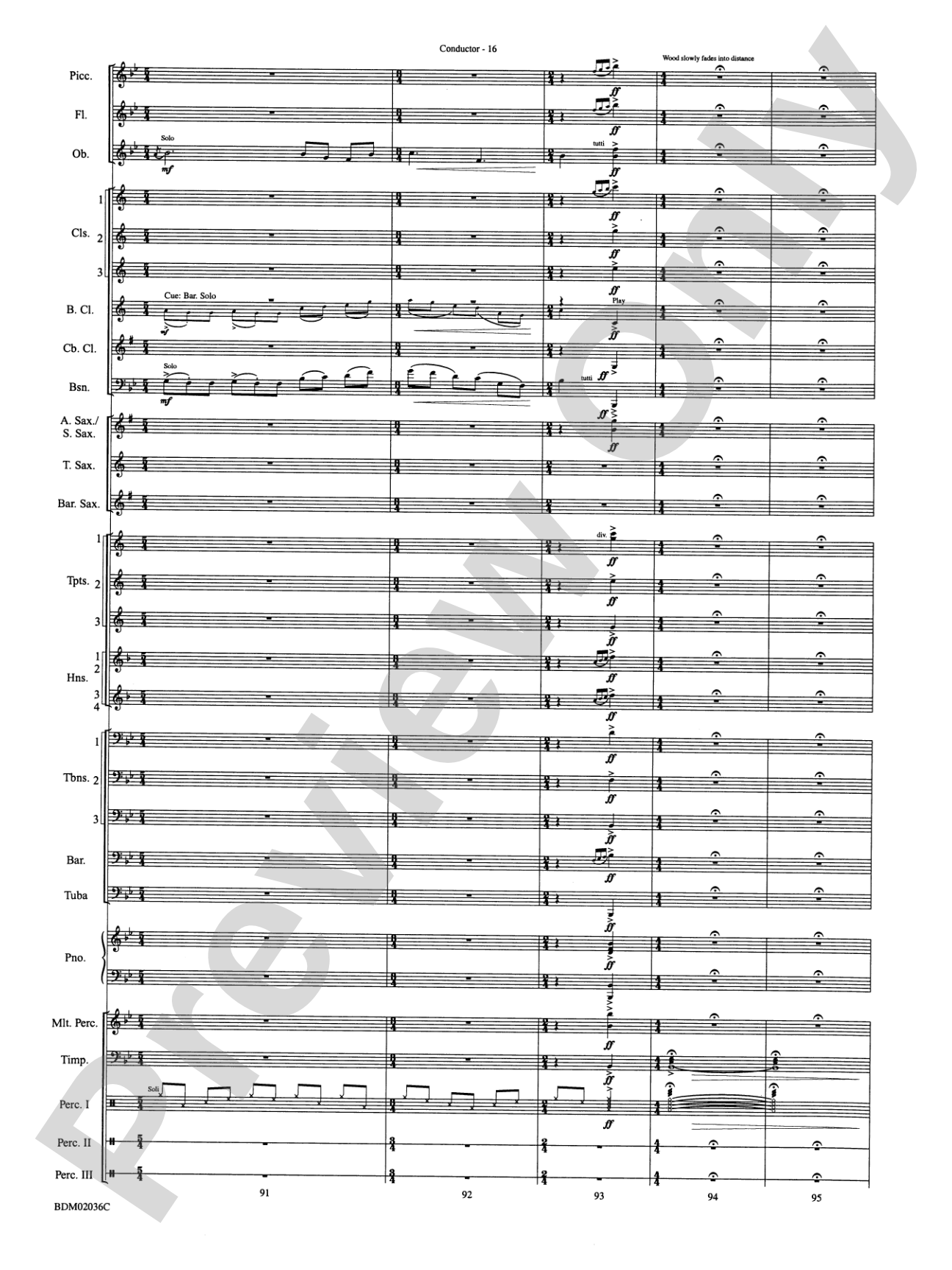 Northwoods: Of Might and Mettle: Concert Band Conductor Score & Parts