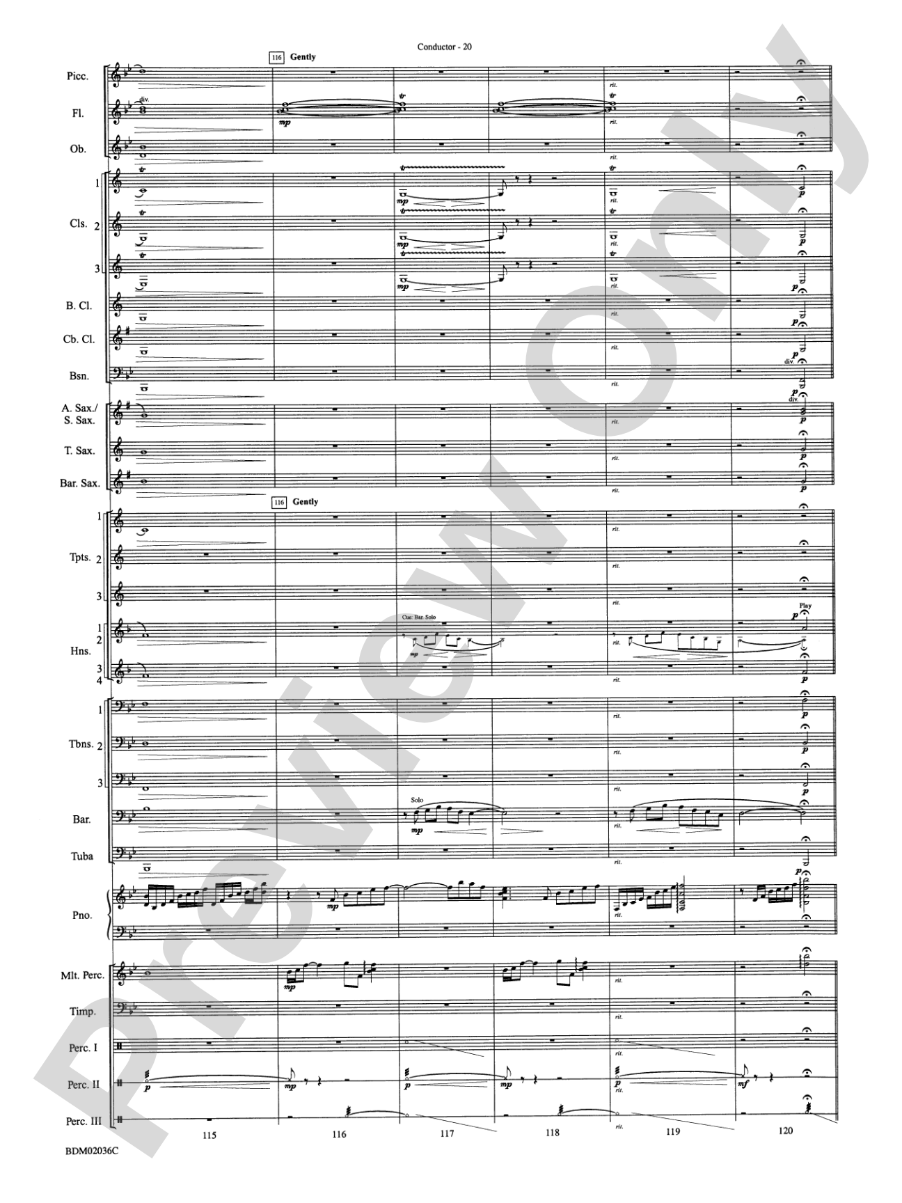 Northwoods: Of Might and Mettle: Concert Band Conductor Score & Parts