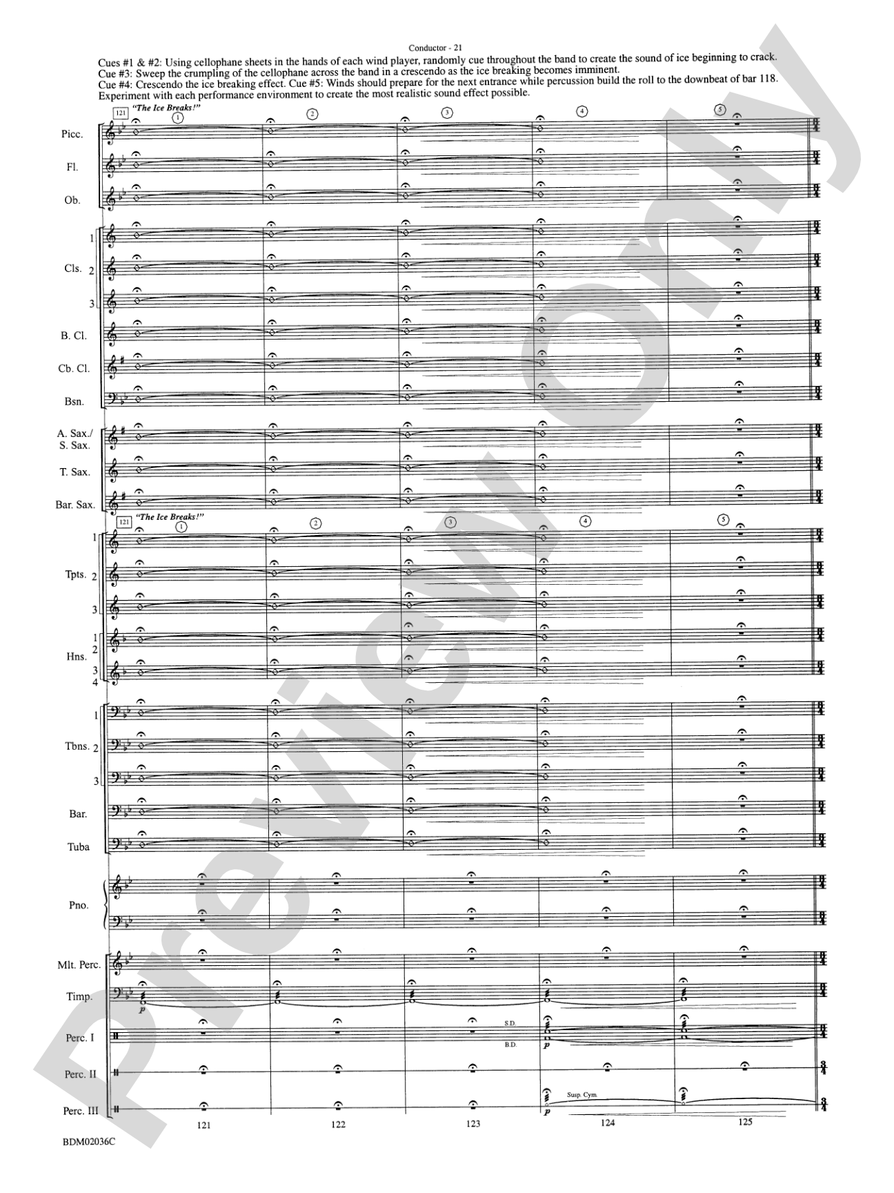 Northwoods: Of Might and Mettle: Concert Band Conductor Score & Parts