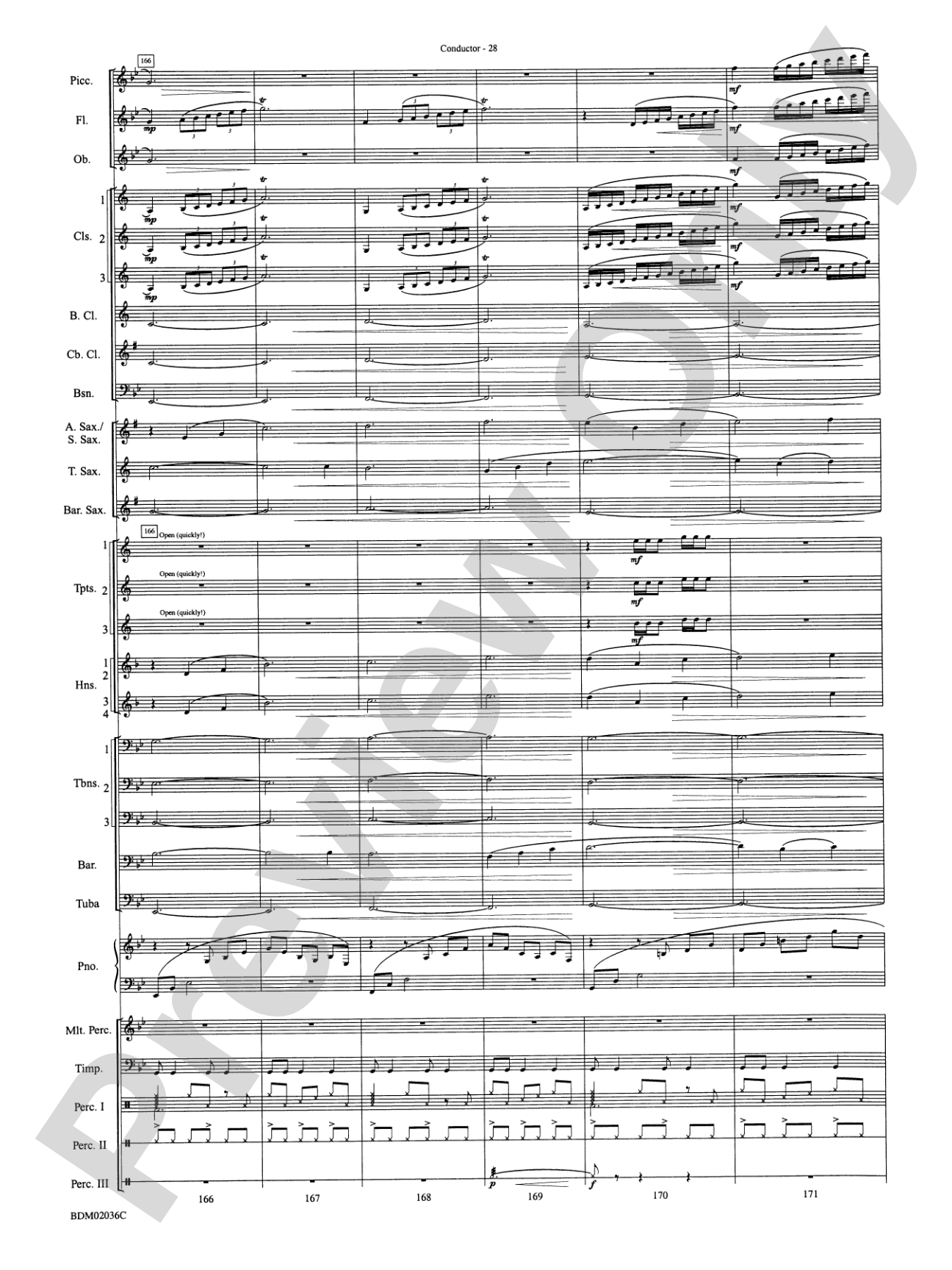 Northwoods: Of Might and Mettle: Concert Band Conductor Score & Parts