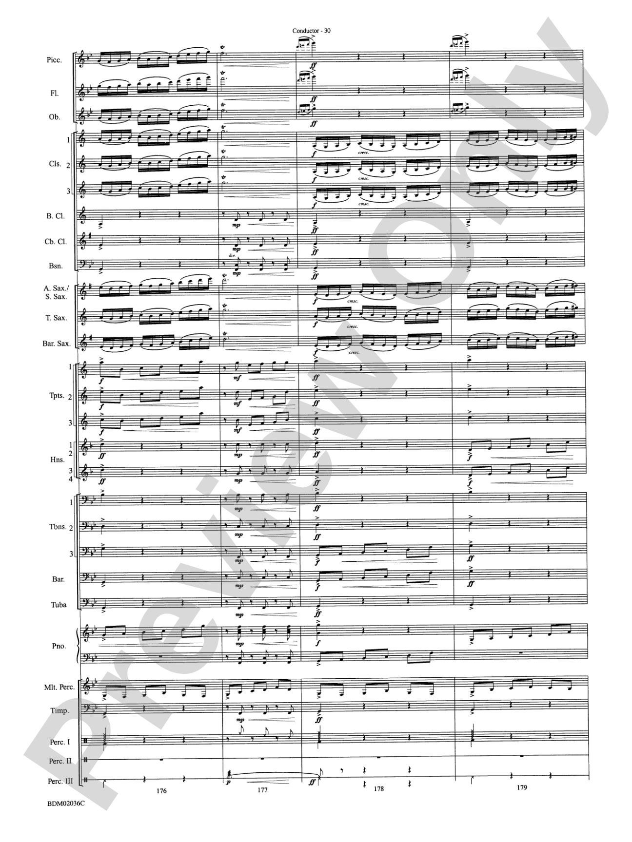 Northwoods: Of Might and Mettle: Concert Band Conductor Score & Parts