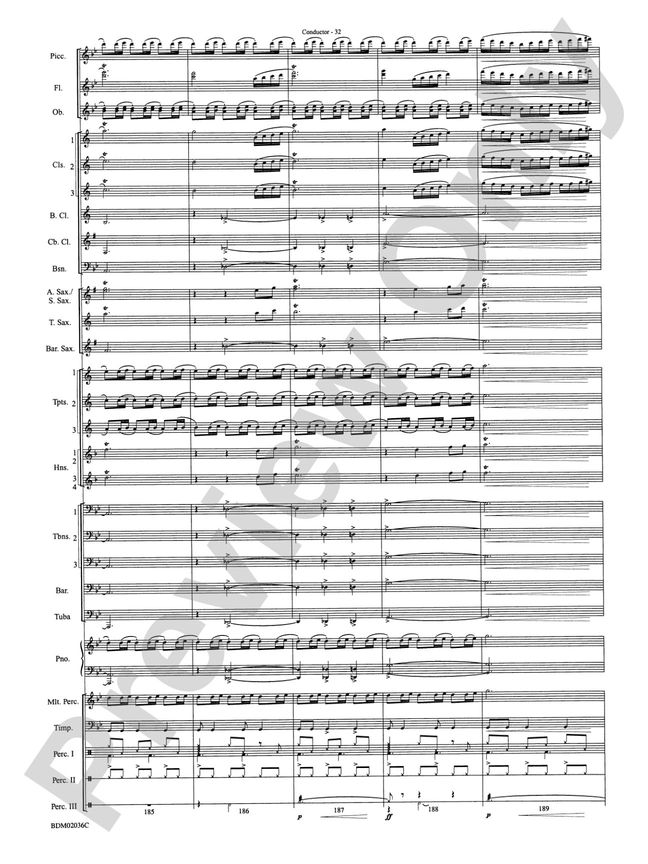 Northwoods: Of Might and Mettle: Concert Band Conductor Score & Parts