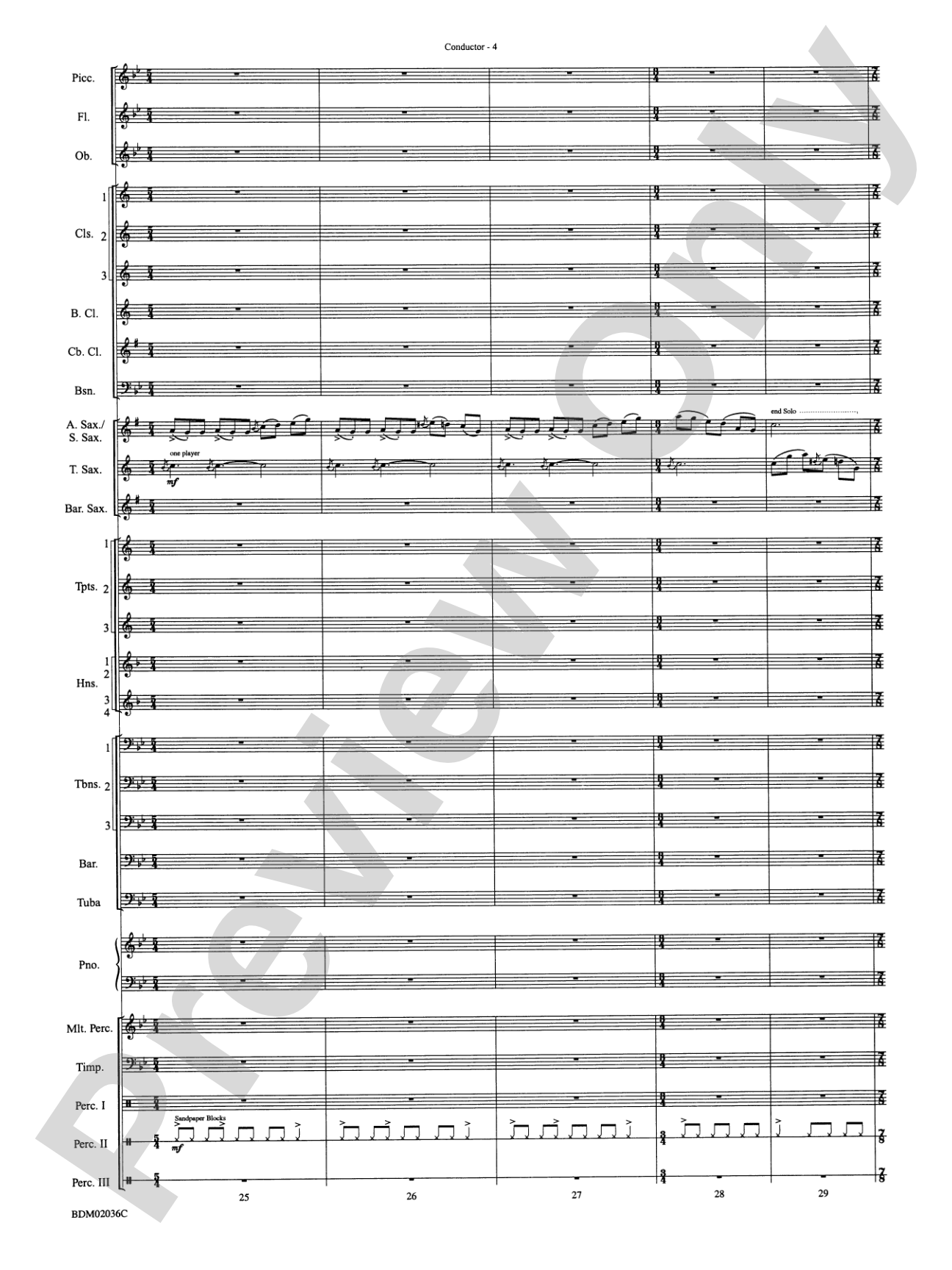 Northwoods: Of Might and Mettle: Concert Band Conductor Score & Parts