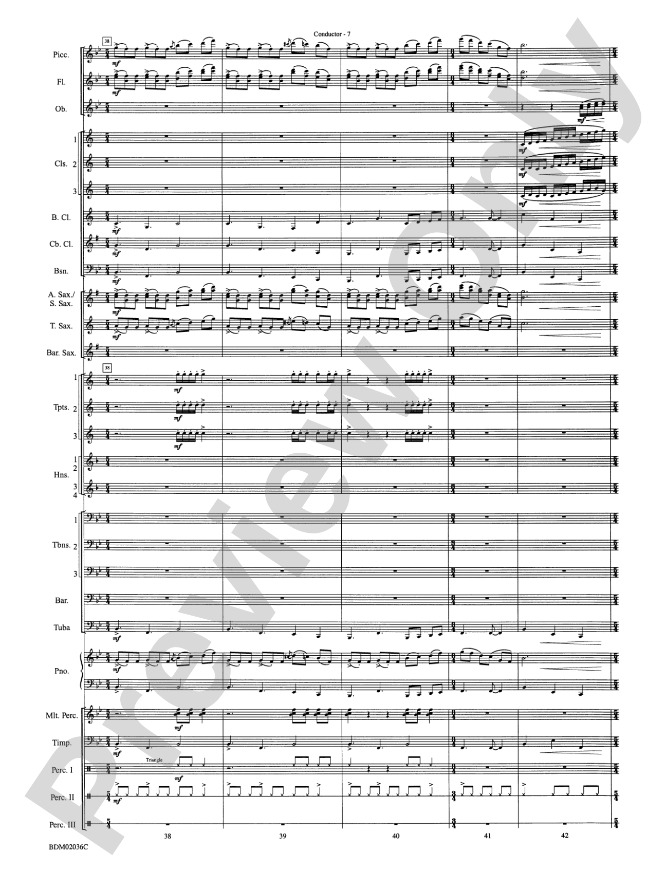 Northwoods: Of Might and Mettle: Concert Band Conductor Score & Parts