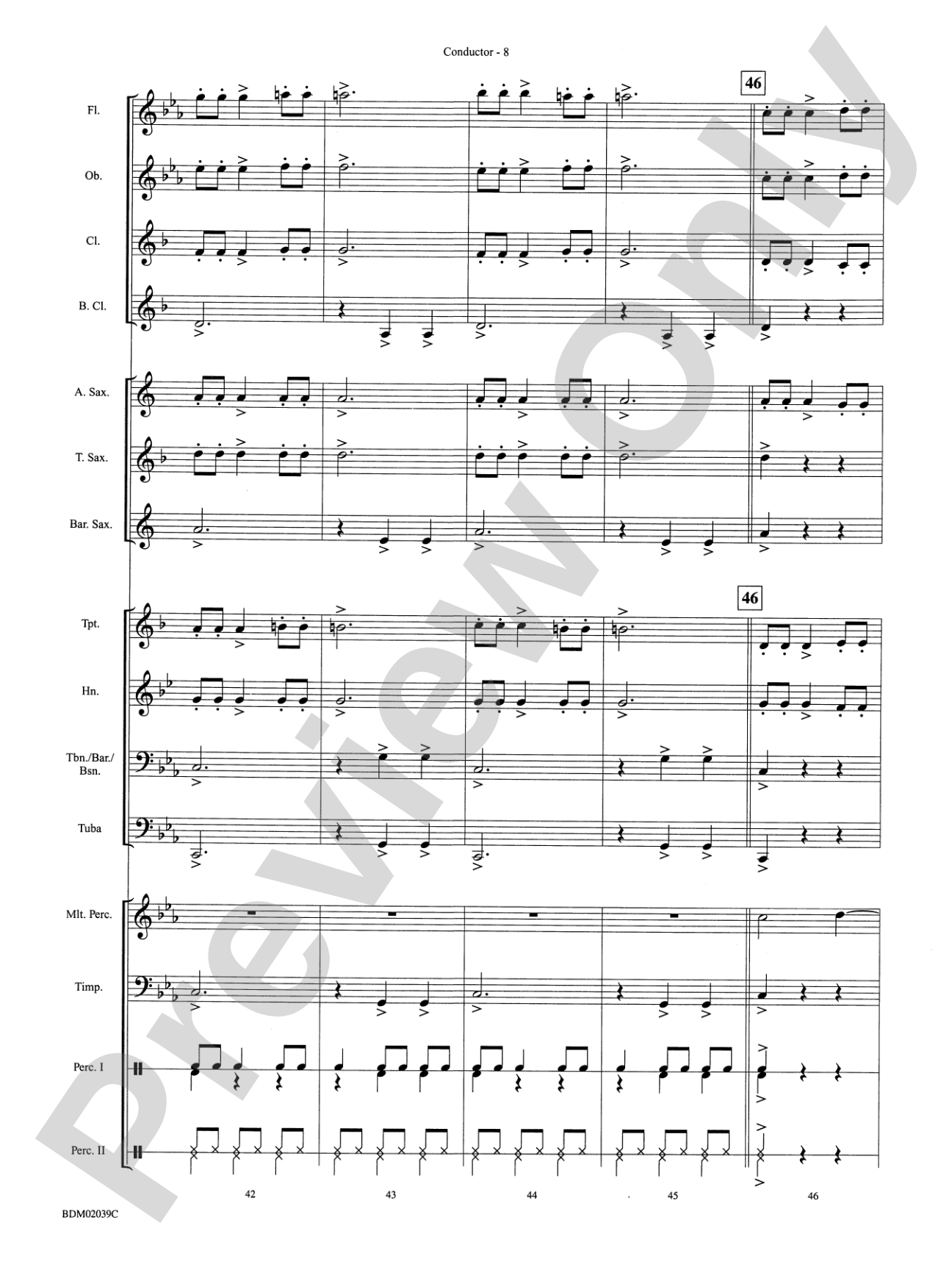 The Tenth Planet: Concert Band Conductor Score & Parts