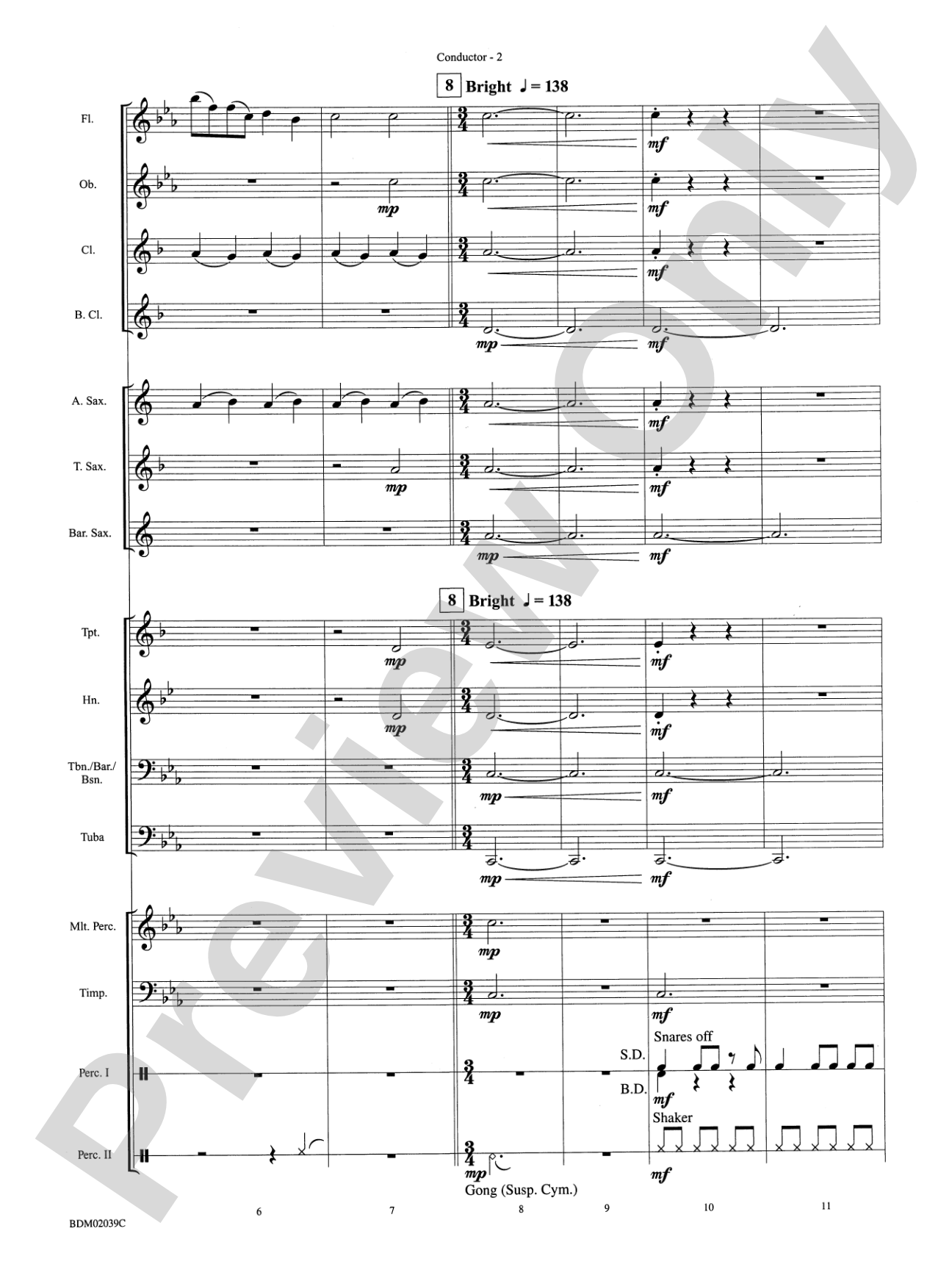 The Tenth Planet: Concert Band Conductor Score & Parts