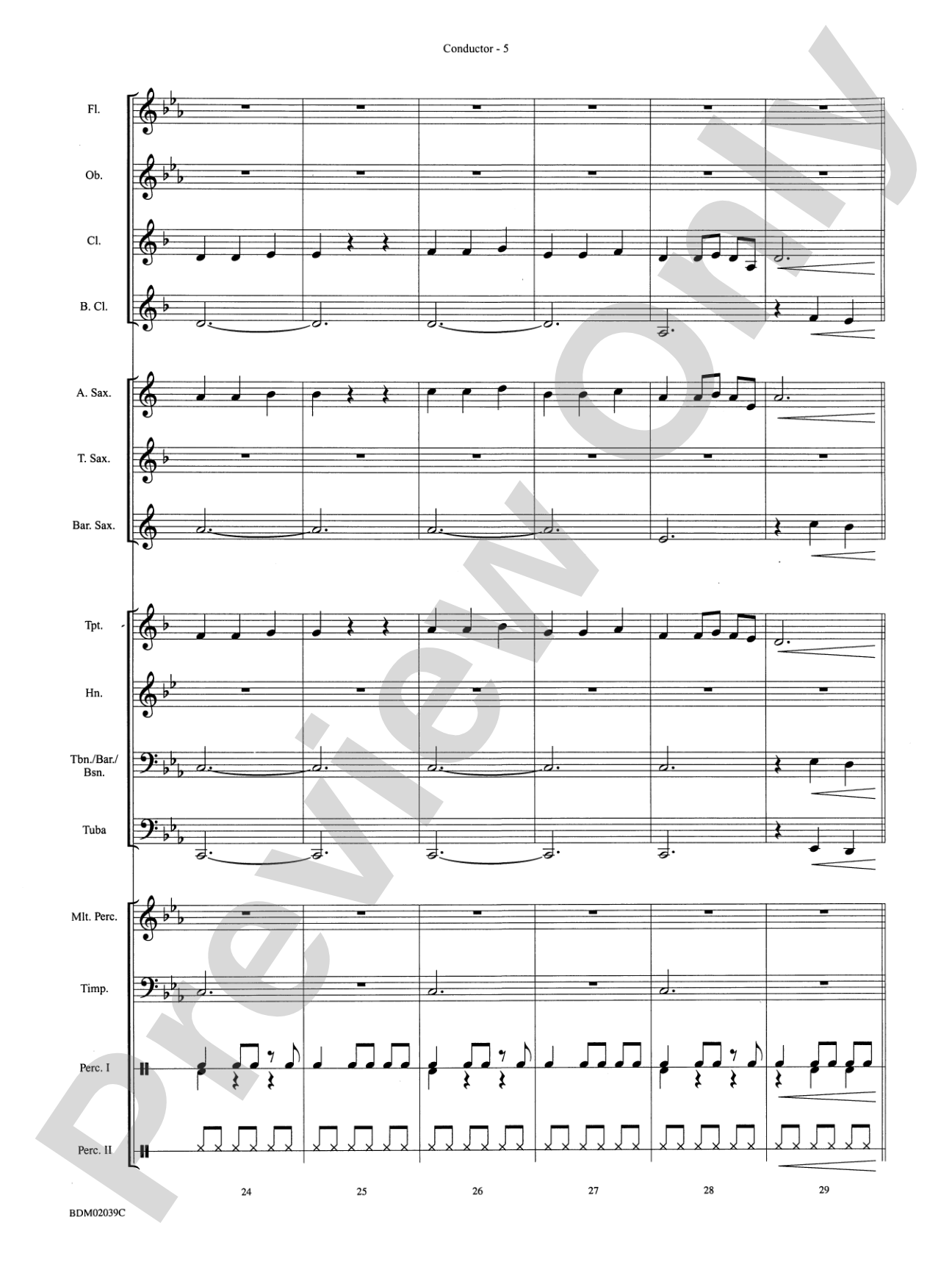 The Tenth Planet: Concert Band Conductor Score & Parts