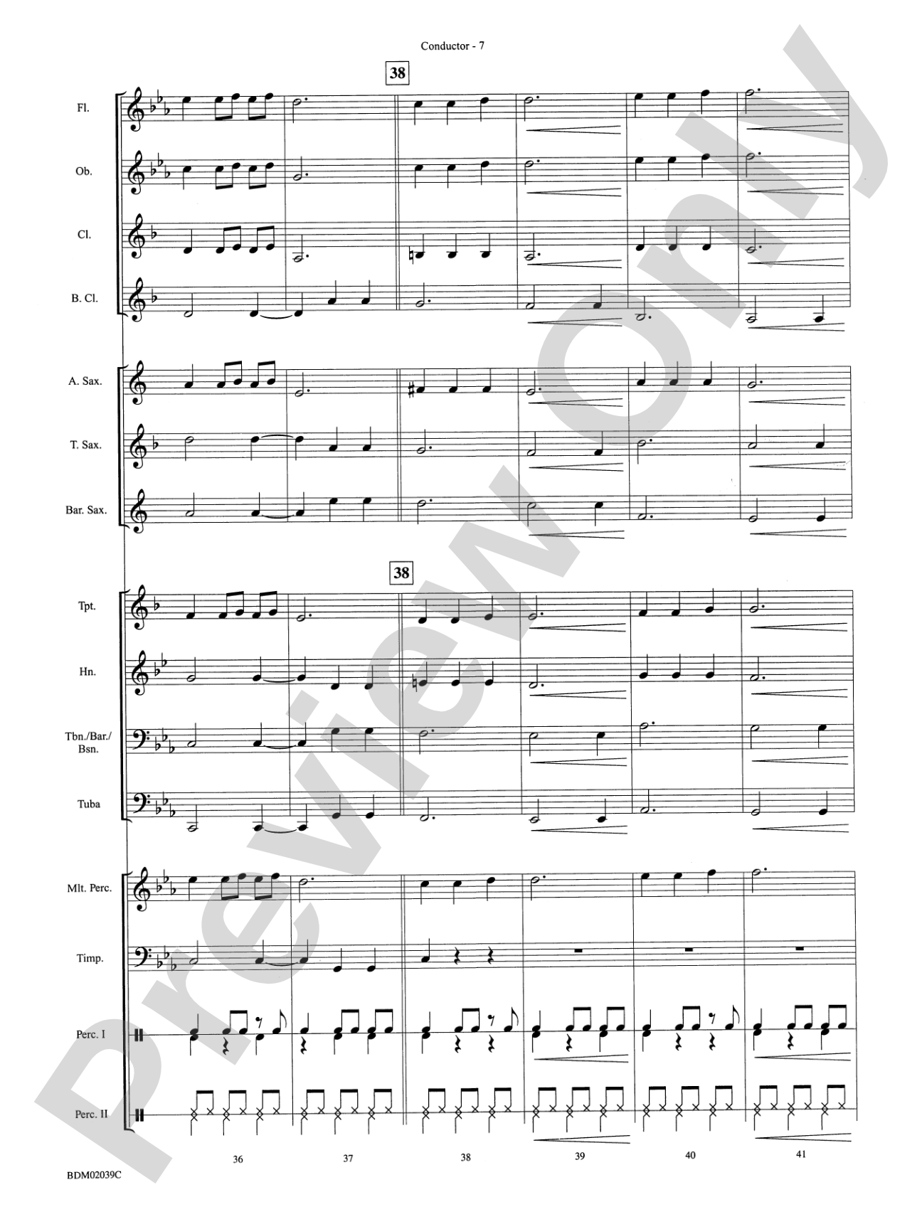 The Tenth Planet: Concert Band Conductor Score & Parts
