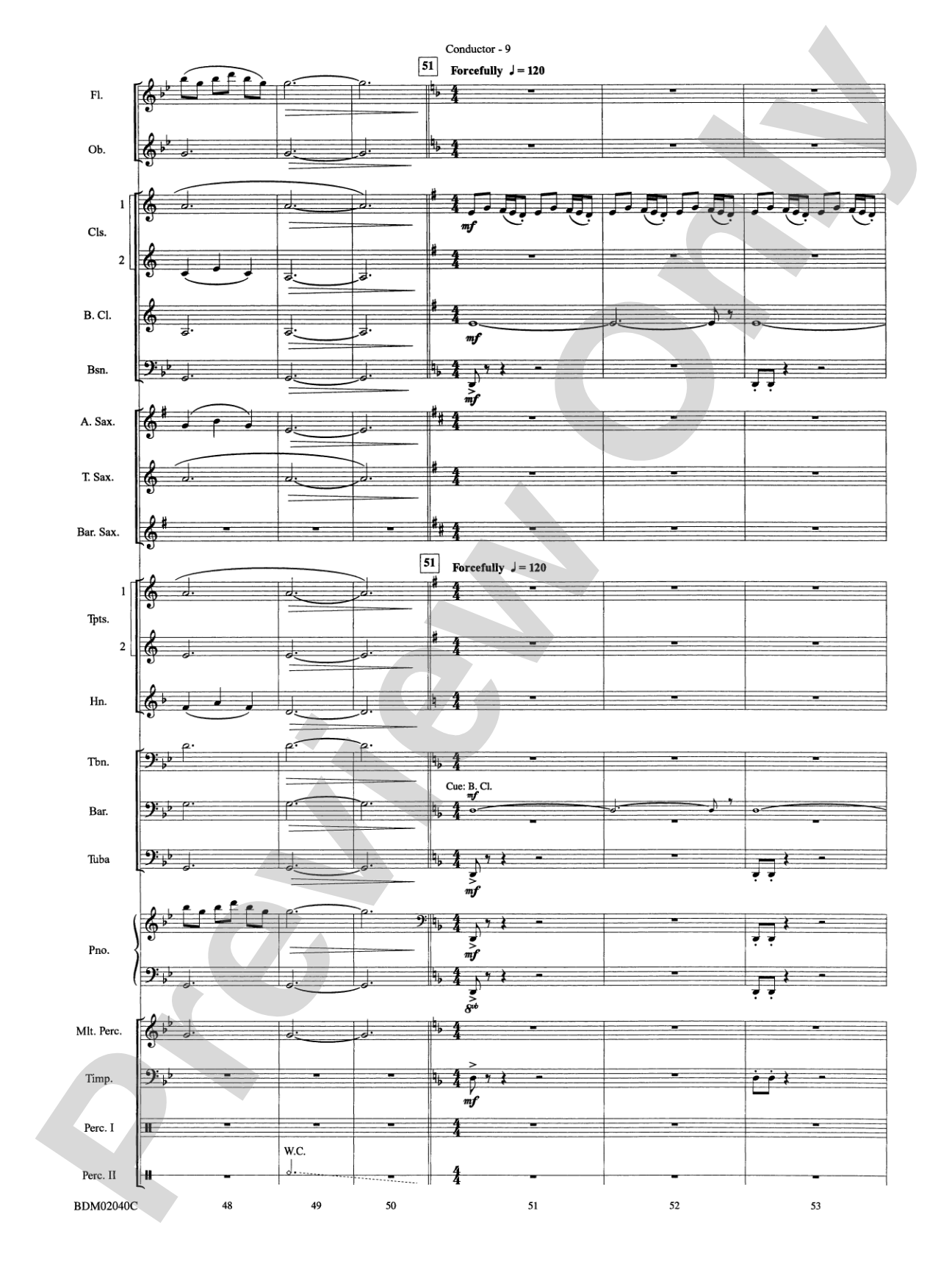River of Dreams: Concert Band Conductor Score & Parts
