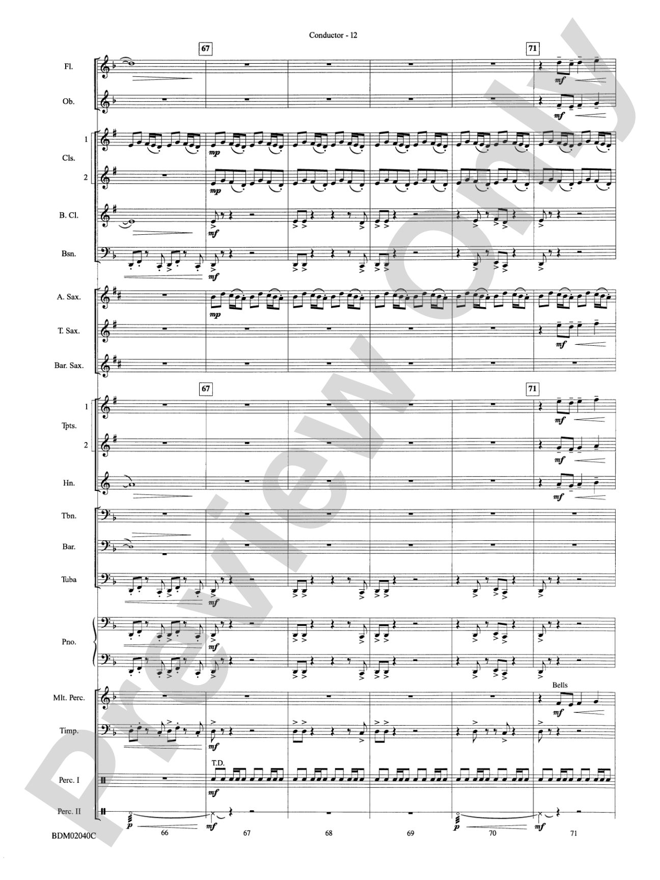 River of Dreams: Concert Band Conductor Score & Parts