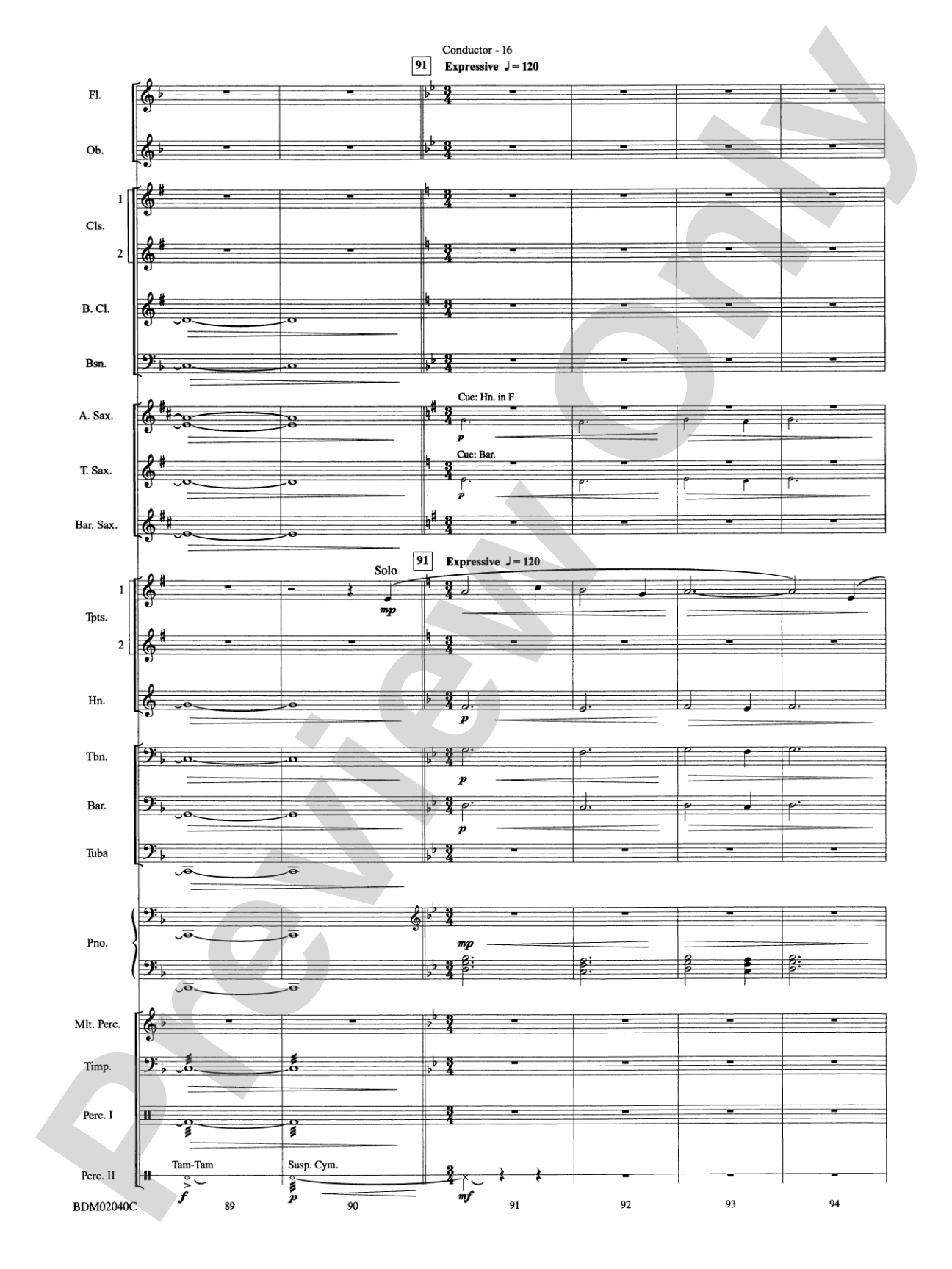 River of Dreams: Concert Band Conductor Score & Parts
