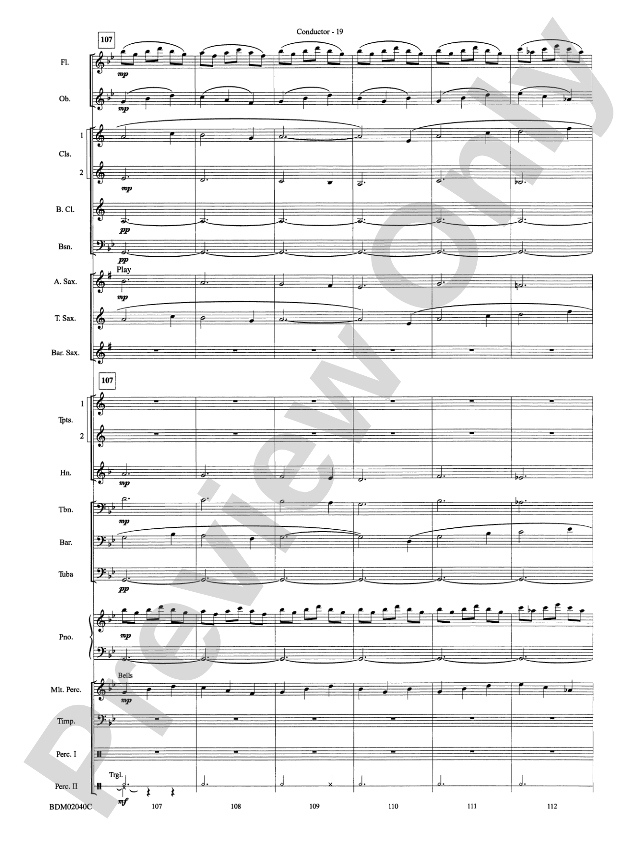 River of Dreams: Concert Band Conductor Score & Parts