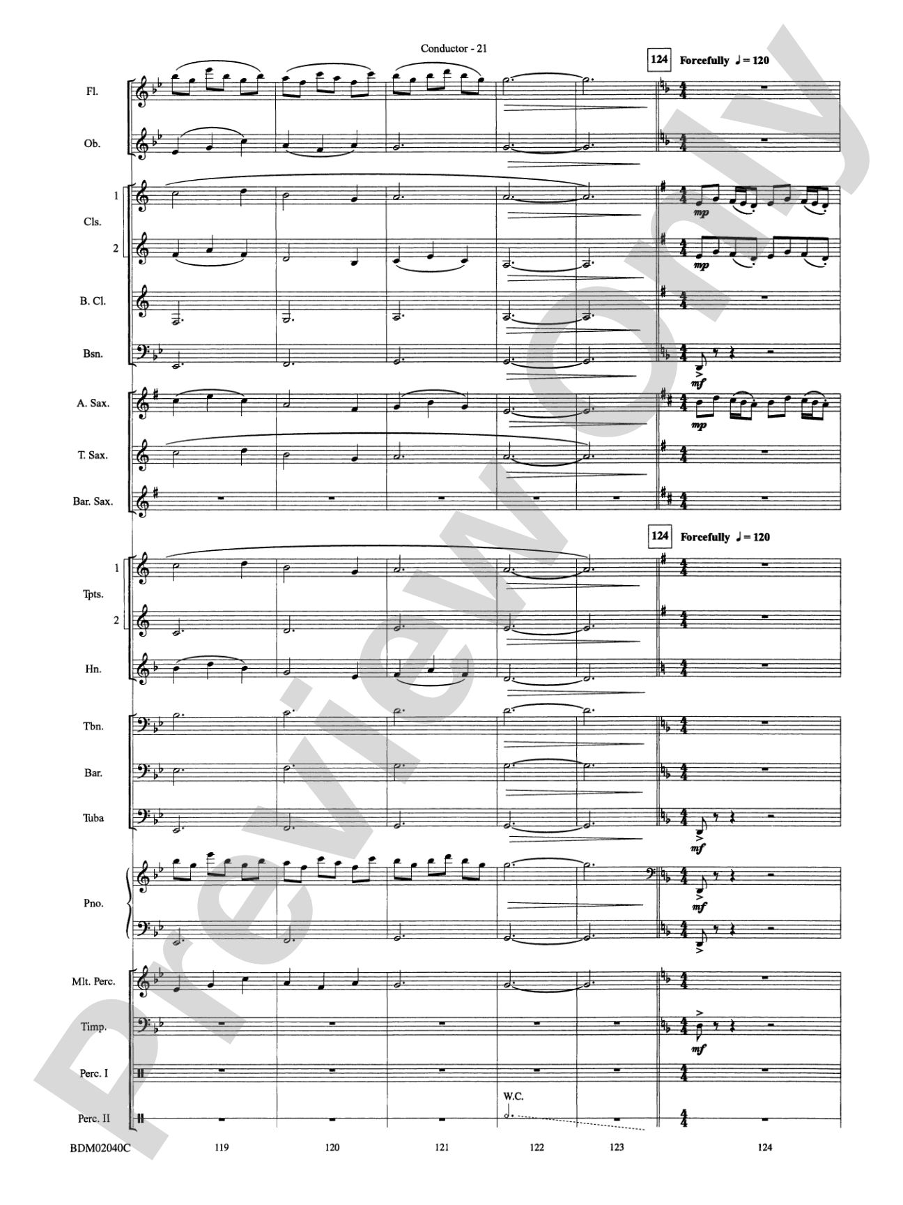 River of Dreams: Concert Band Conductor Score & Parts