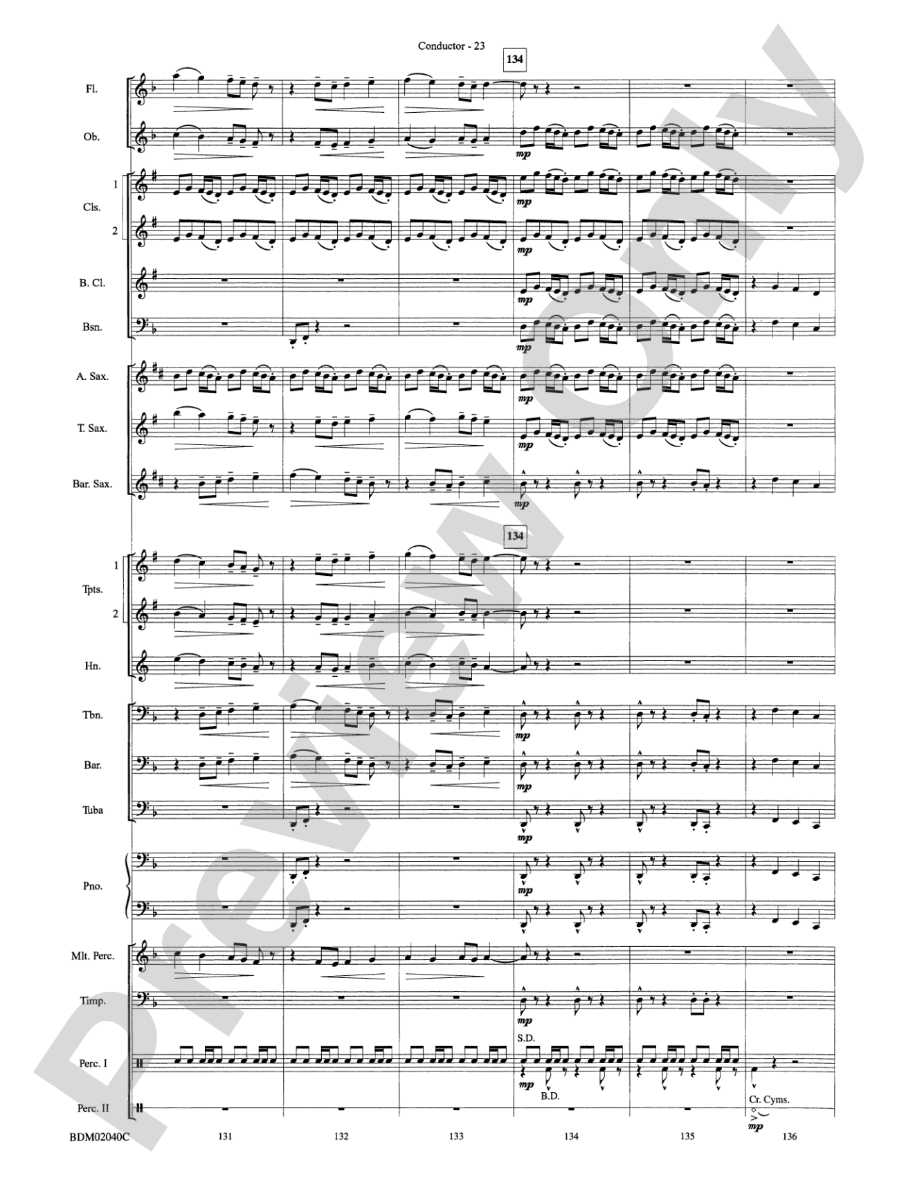 River of Dreams: Concert Band Conductor Score & Parts