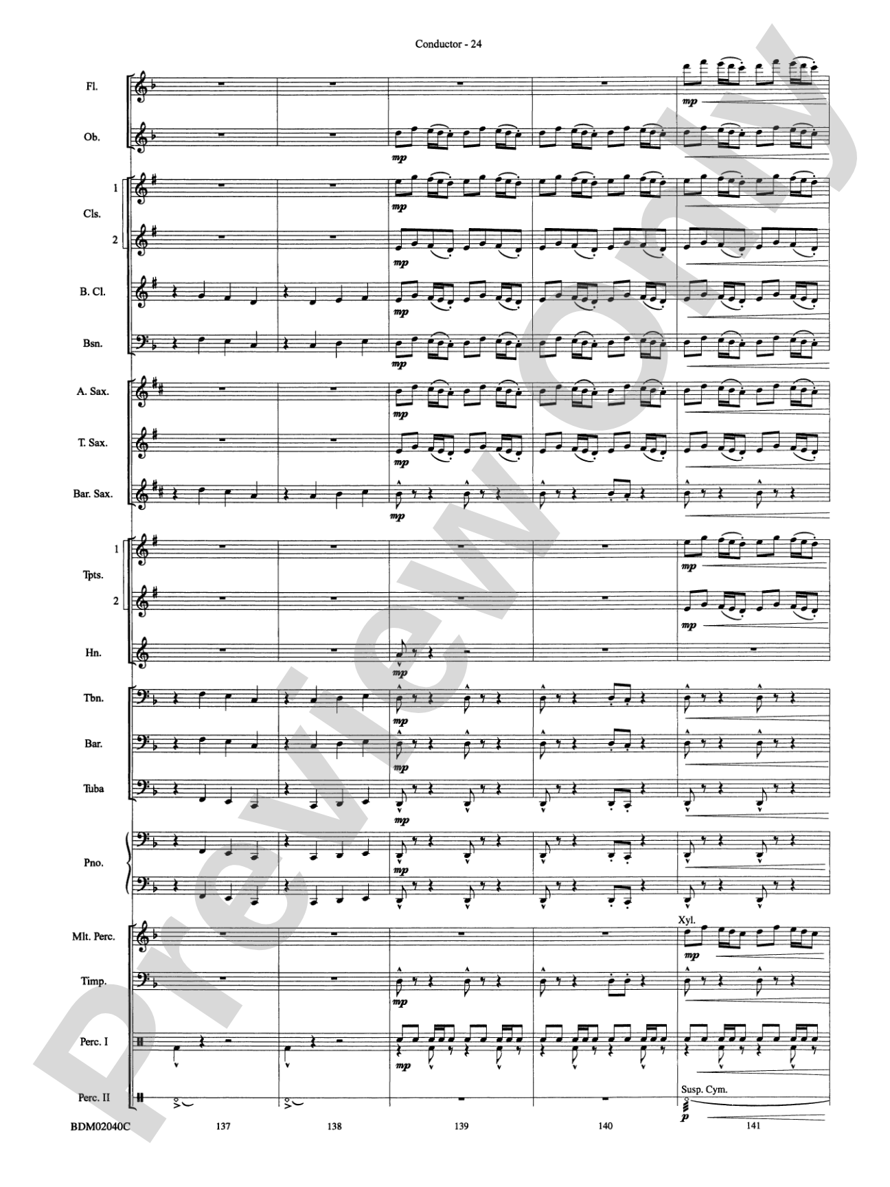 River of Dreams: Concert Band Conductor Score & Parts