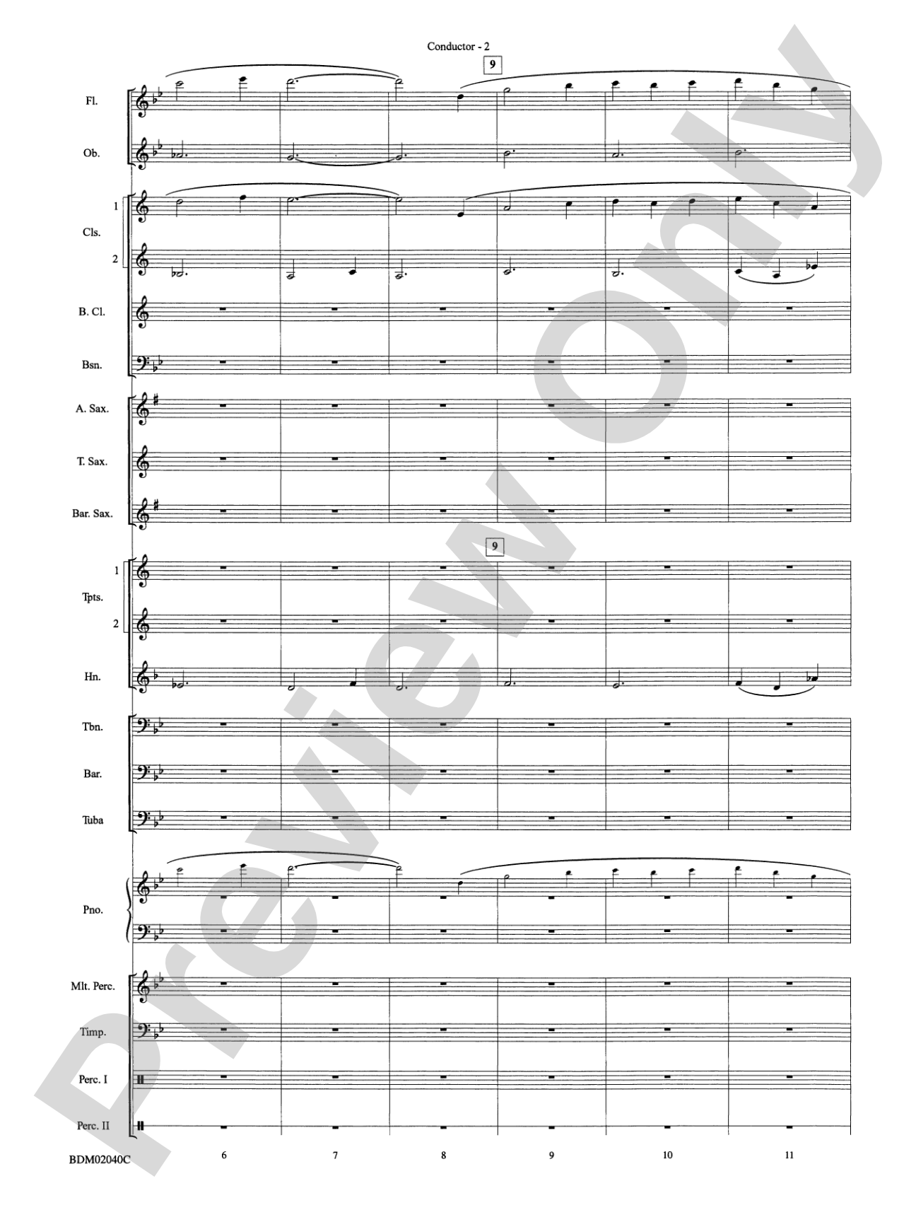 River of Dreams: Concert Band Conductor Score & Parts