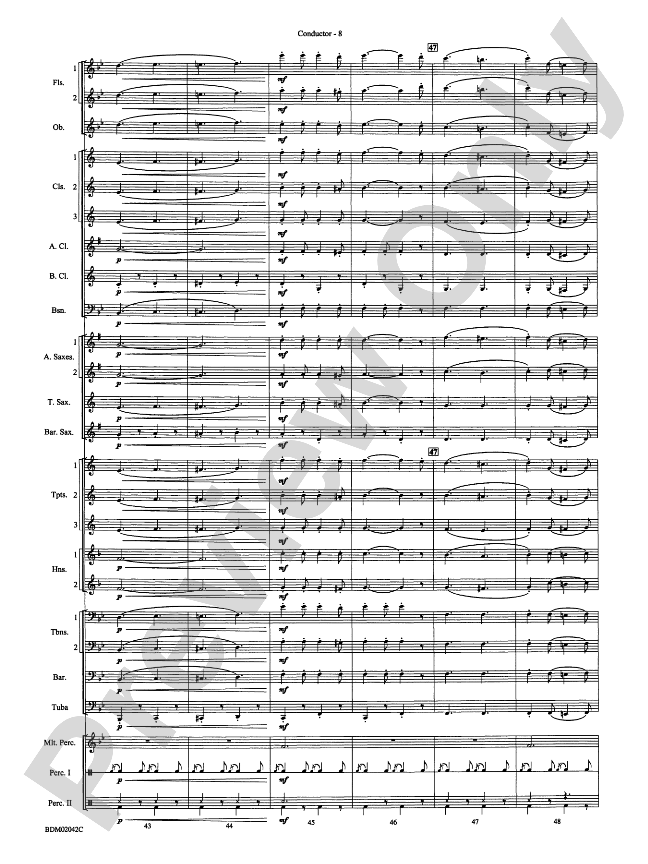 The Liberty Bell: Concert Band Conductor Score & Parts