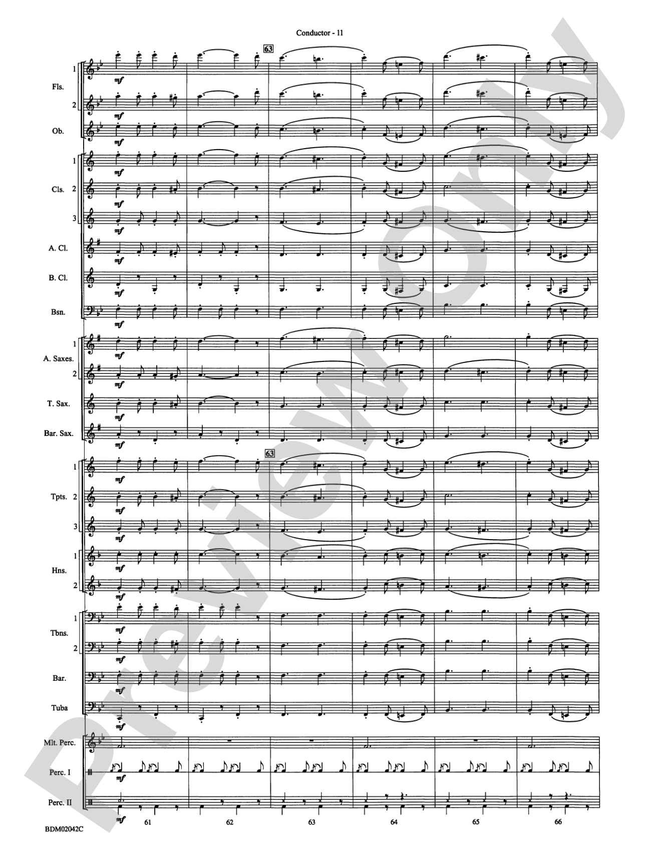 The Liberty Bell: Concert Band Conductor Score & Parts