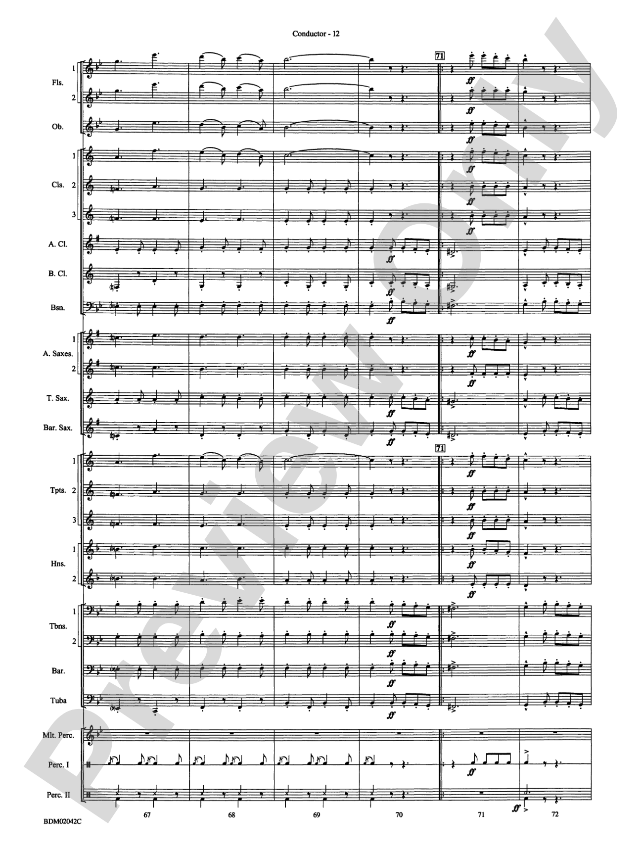 The Liberty Bell: Concert Band Conductor Score & Parts