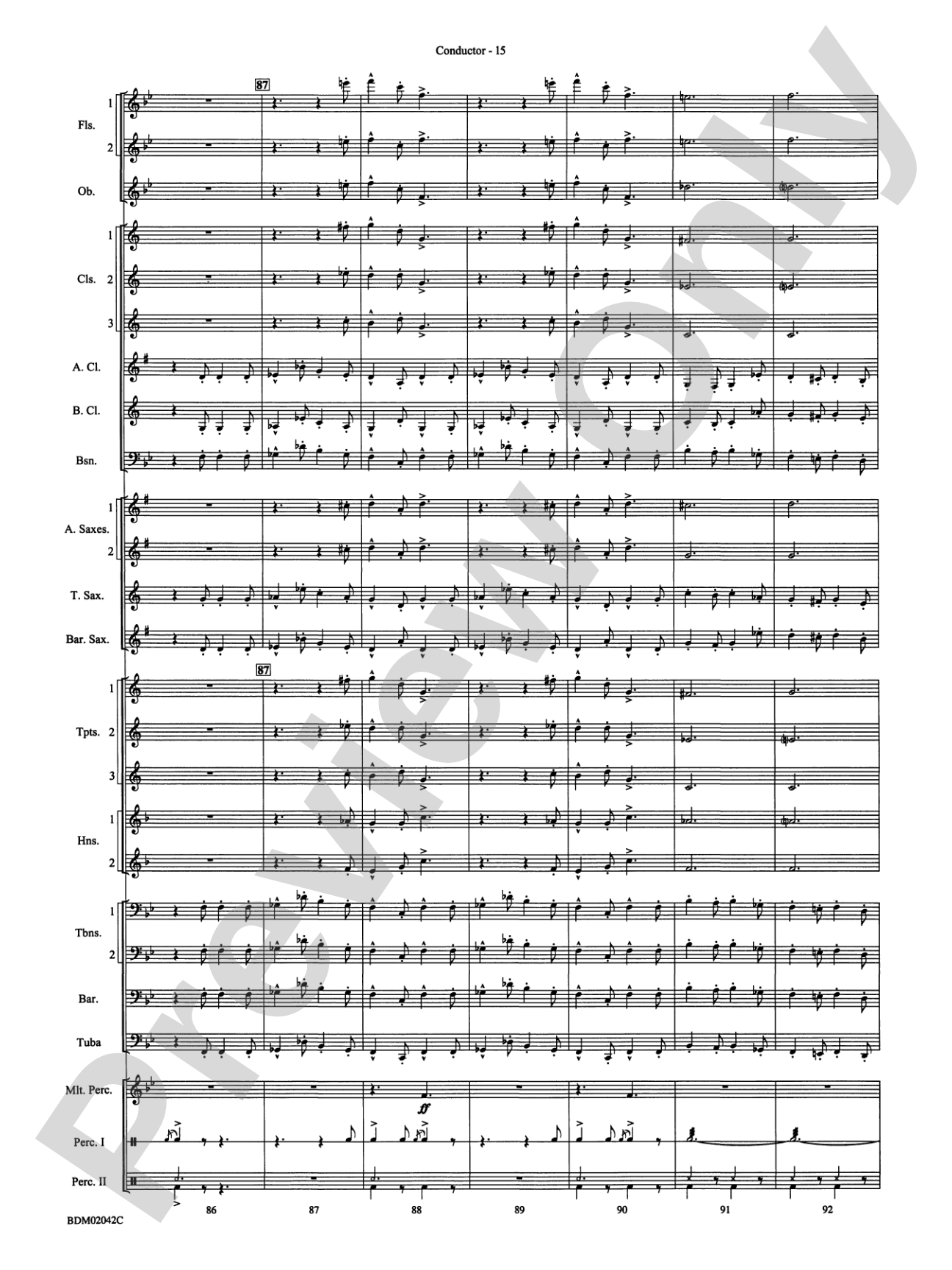 The Liberty Bell: Concert Band Conductor Score & Parts