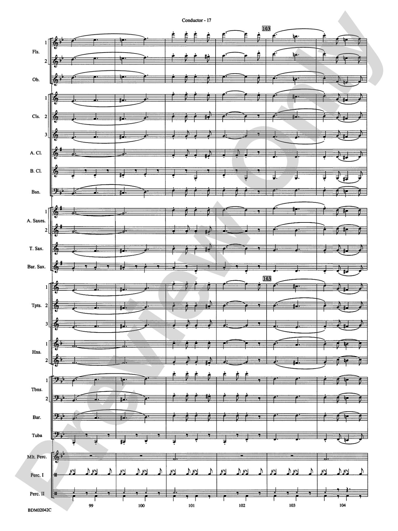The Liberty Bell: Concert Band Conductor Score & Parts