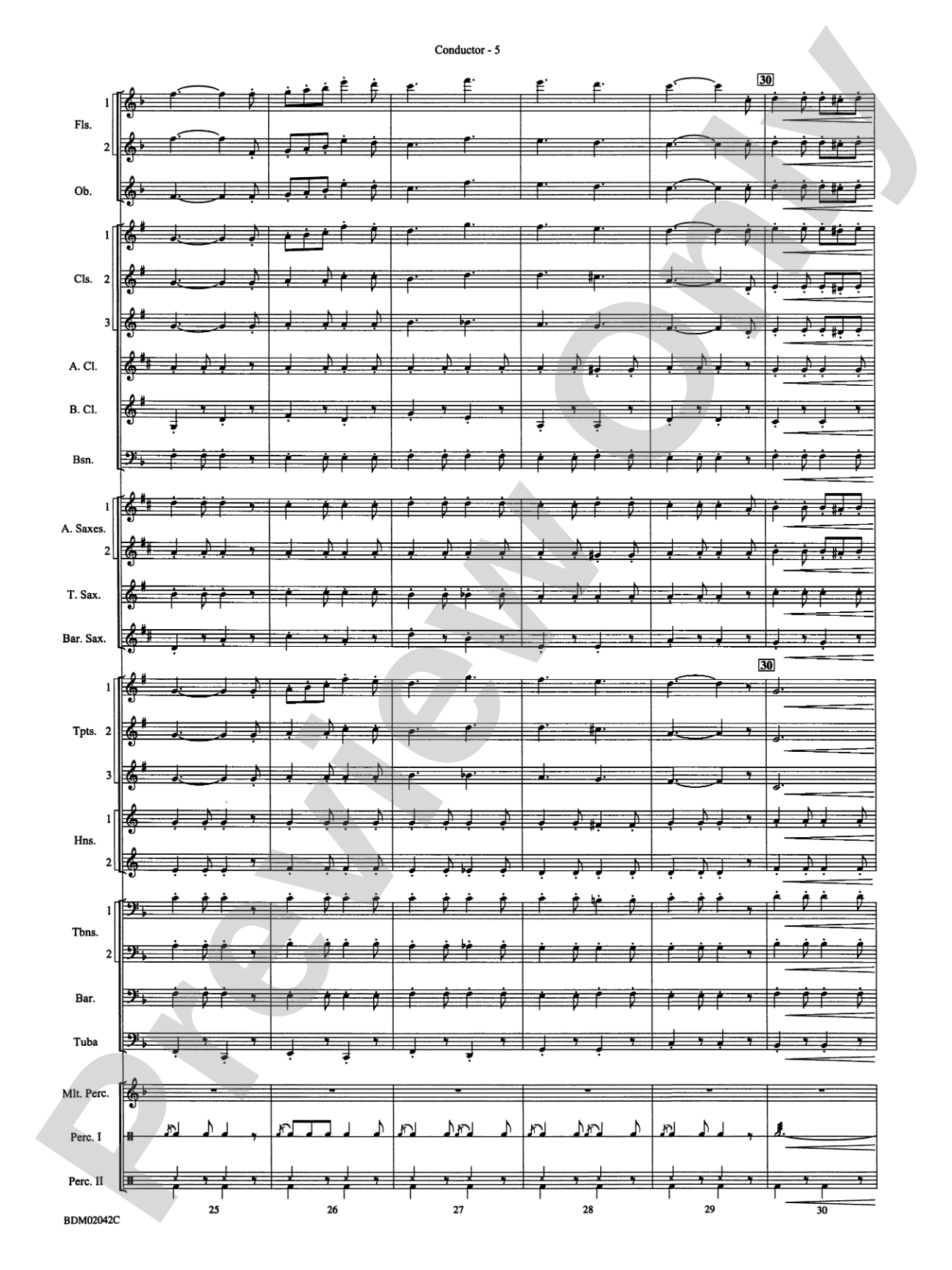 The Liberty Bell: Concert Band Conductor Score & Parts