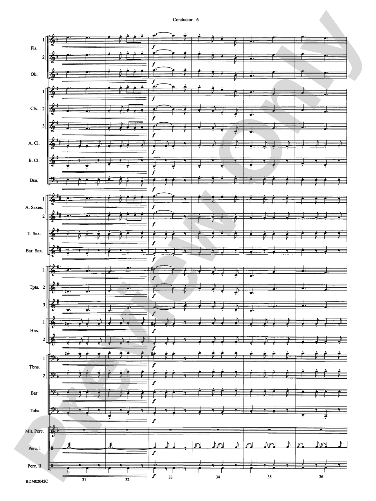 The Liberty Bell: Concert Band Conductor Score & Parts