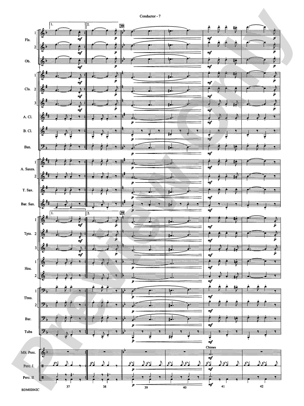 The Liberty Bell: Concert Band Conductor Score & Parts