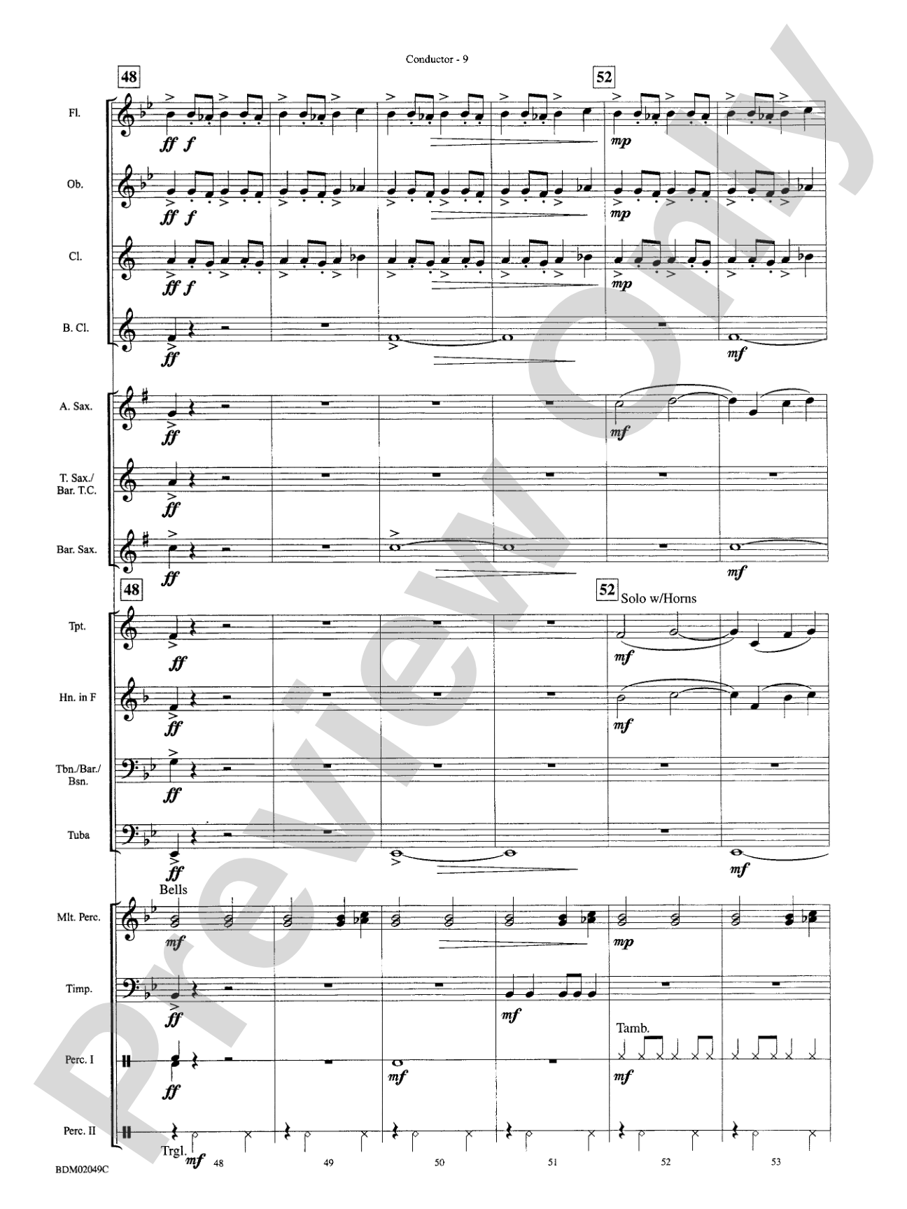 Apollo Fanfare: Concert Band Conductor Score & Parts