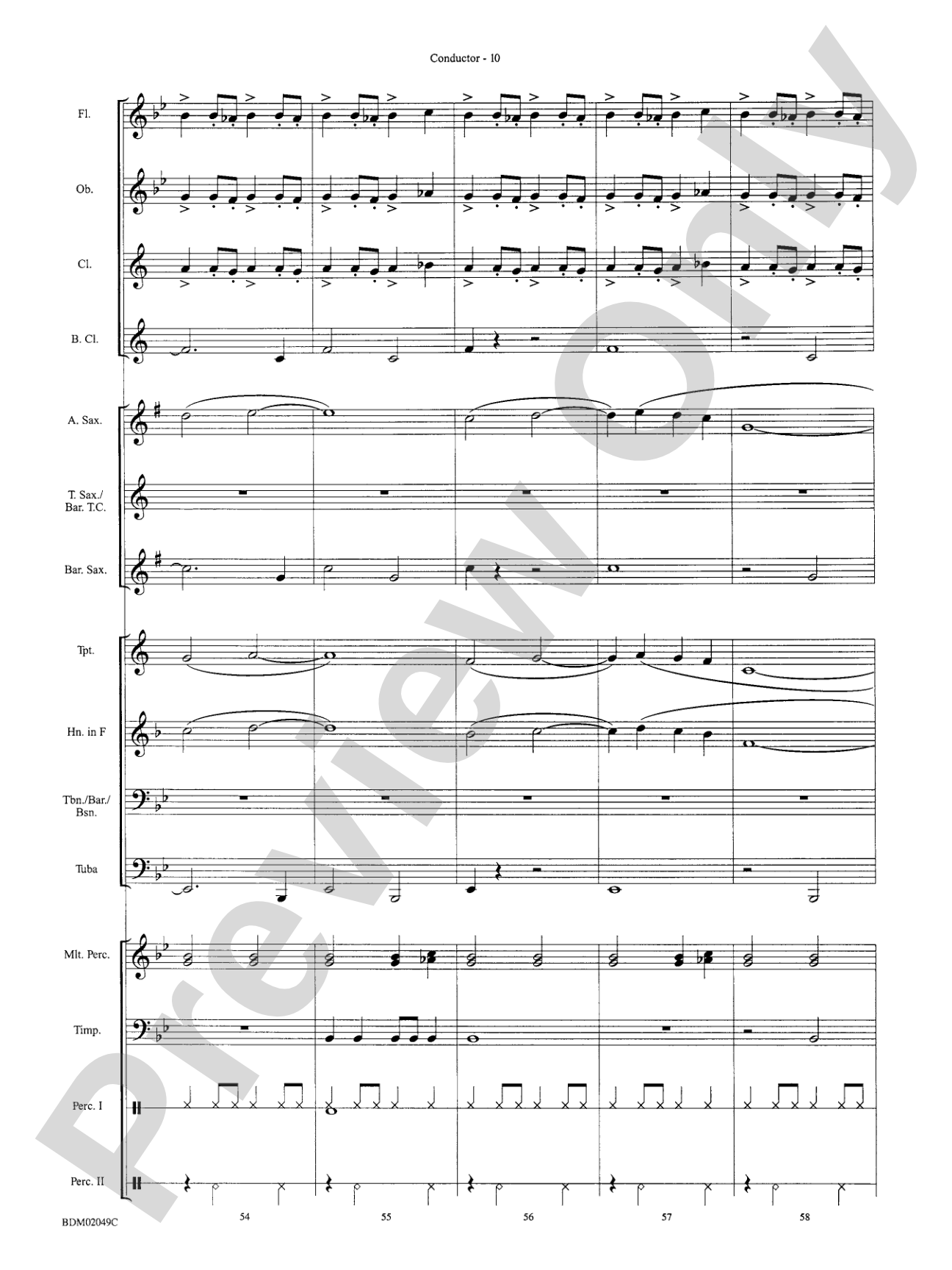 Apollo Fanfare: Concert Band Conductor Score & Parts