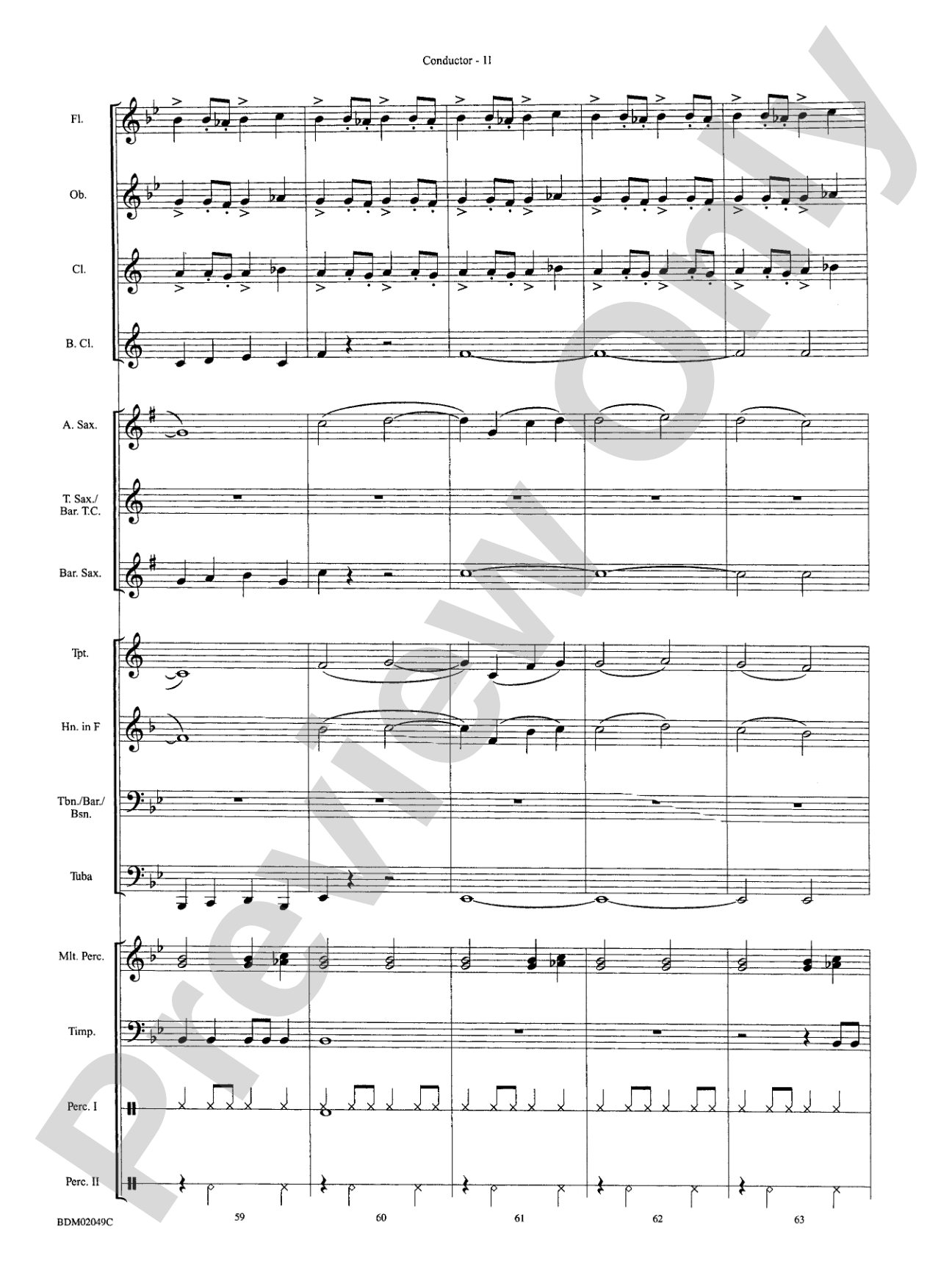 Apollo Fanfare: Concert Band Conductor Score & Parts
