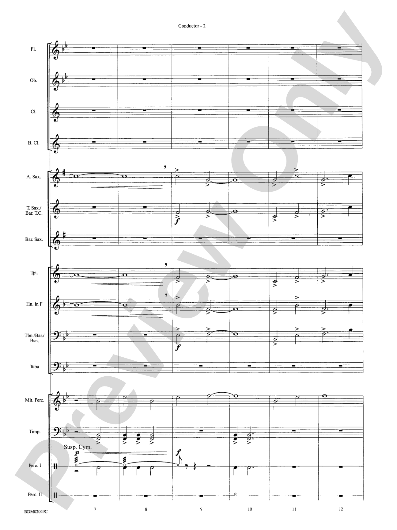 Apollo Fanfare: Concert Band Conductor Score & Parts