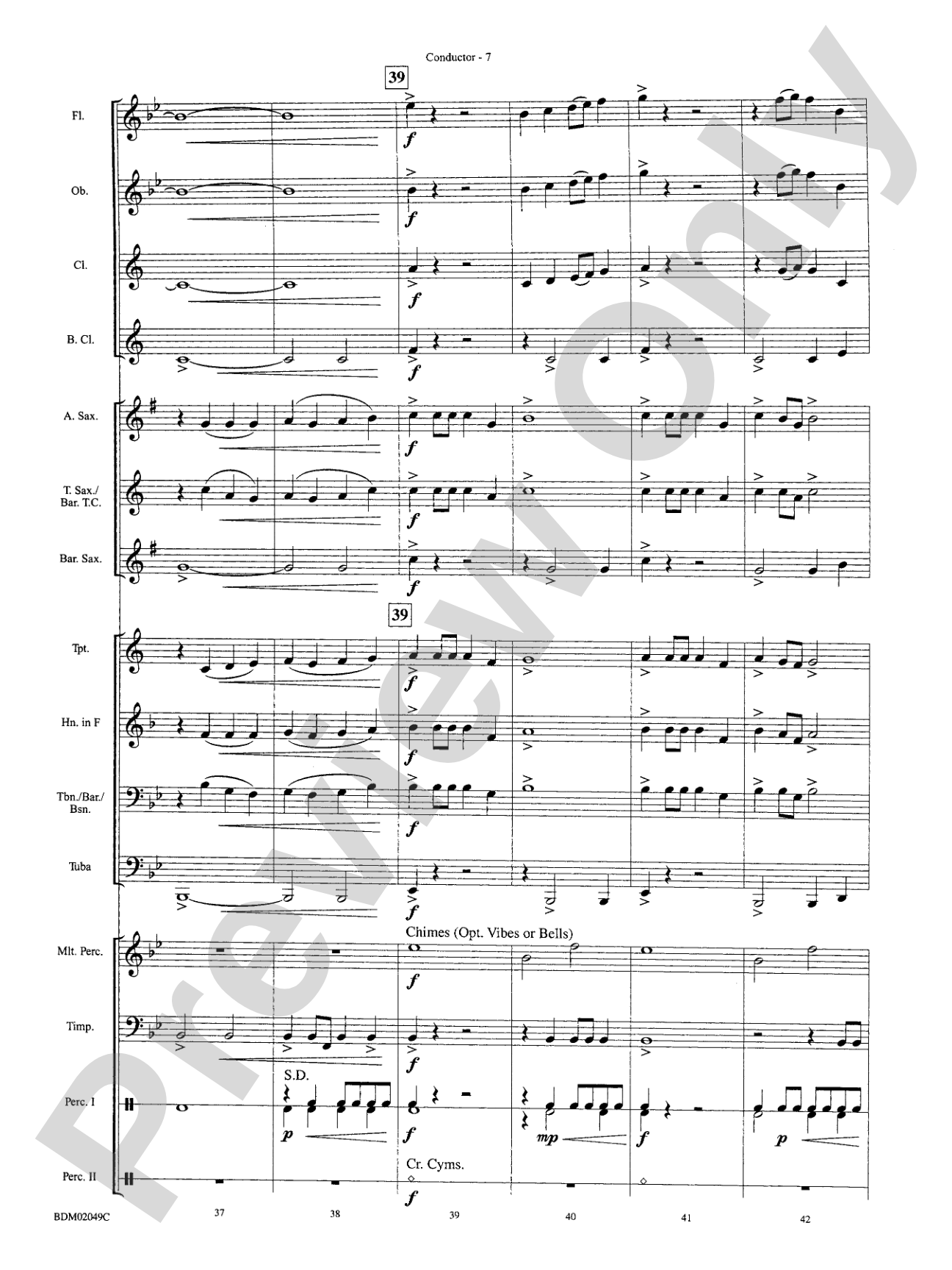 Apollo Fanfare: Concert Band Conductor Score & Parts